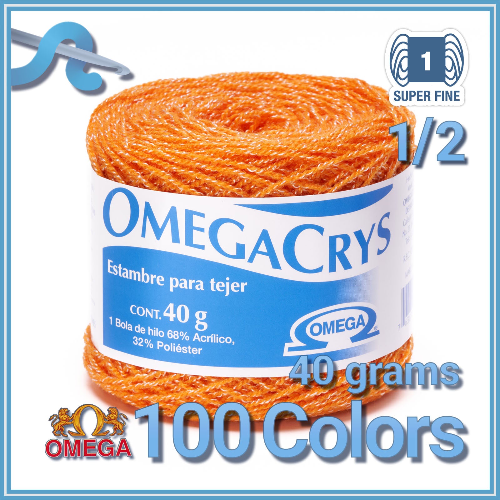 Omegacrys 40gr. 100gr. y 200gr.