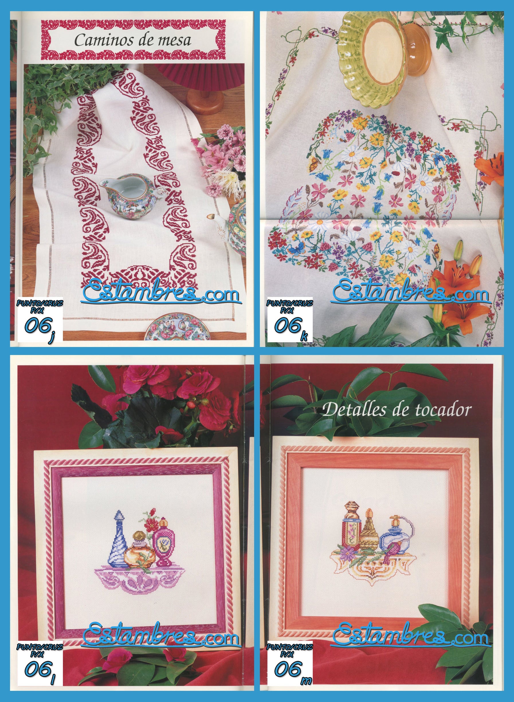 Revista Española de Punto de Cruz de la coleccion Artime, contiene muestras elaboradas en punto de cruz, con sus respectivos esquemas de Punto de Cruz, y su respectiva lista de colores a usar, para cada grafico.