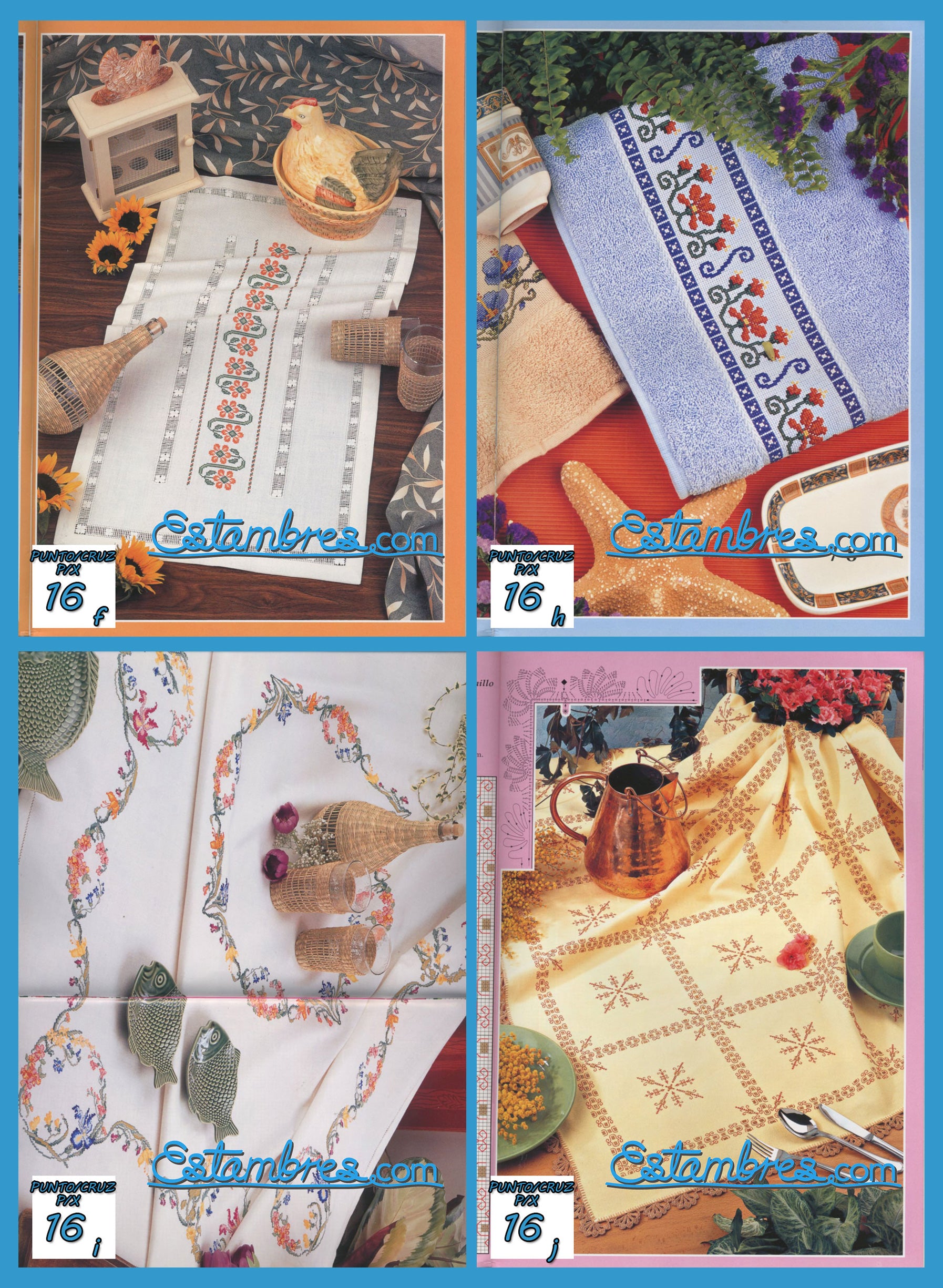 Revista Española de Punto de Cruz de la coleccion Artime, contiene muestras elaboradas en punto de cruz, con sus respectivos esquemas de Punto de Cruz, y su respectiva lista de colores a usar, para cada grafico.