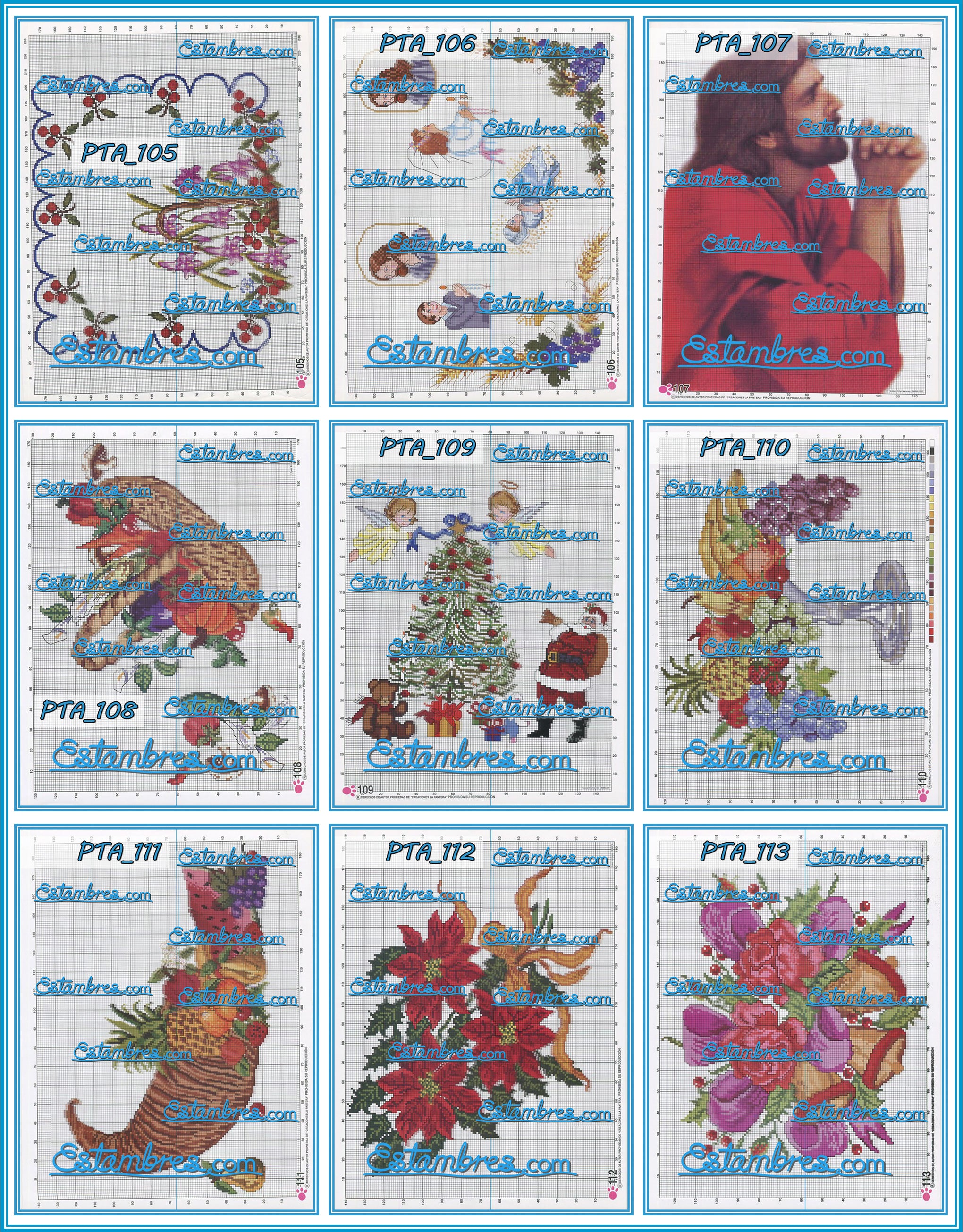 Esquemas de Punto de Cruz