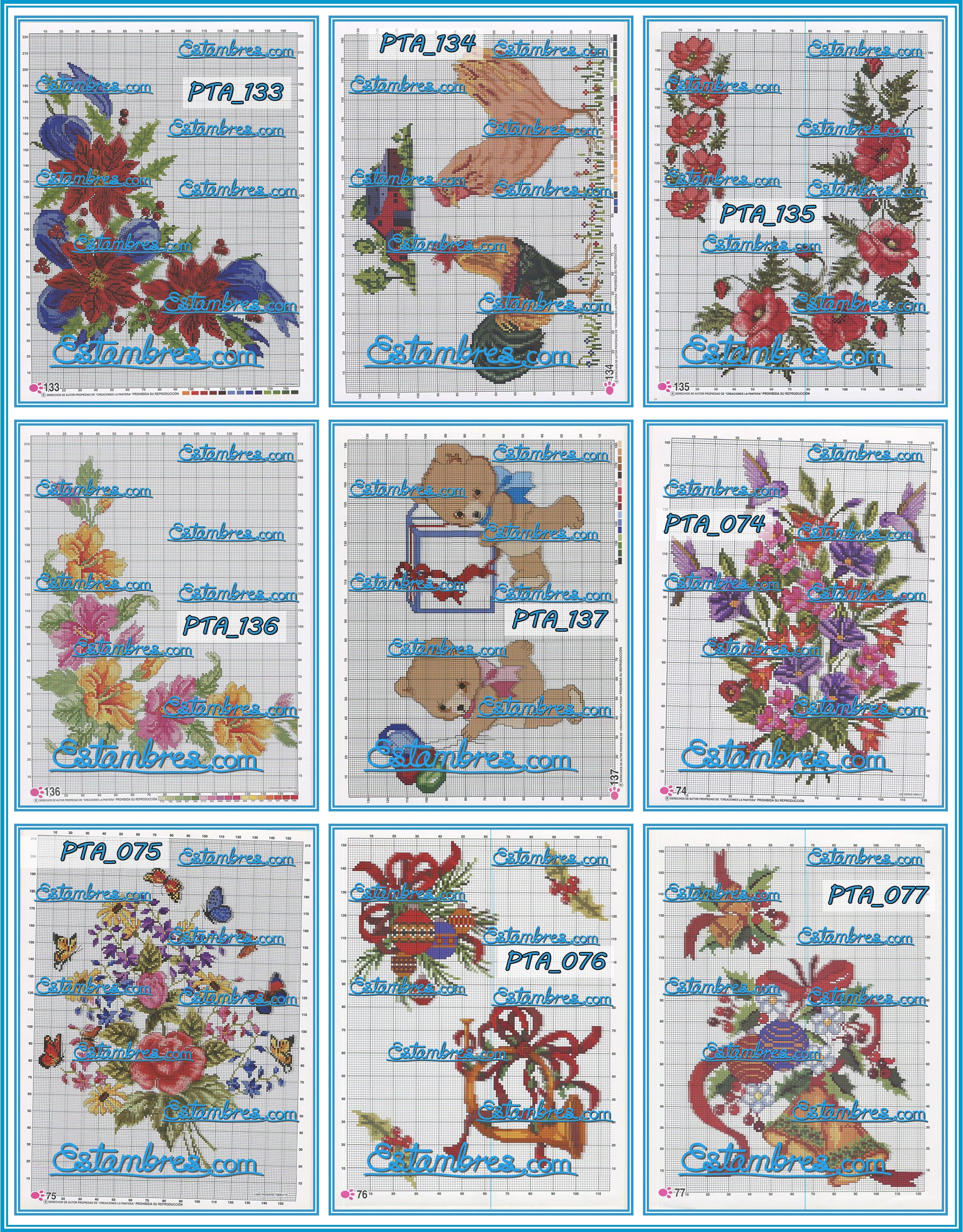 Esquemas de Punto de Cruz