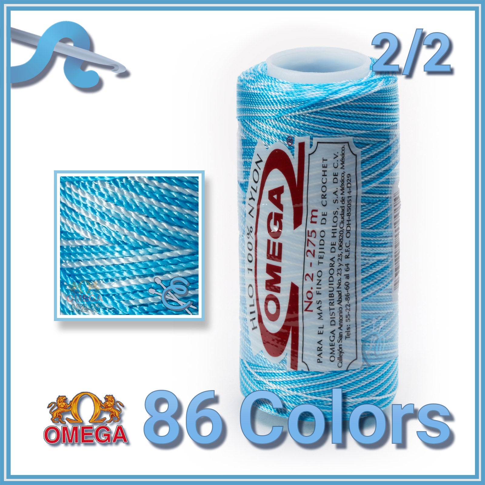NYLON NO.2 [Variegated] - Estambres.com