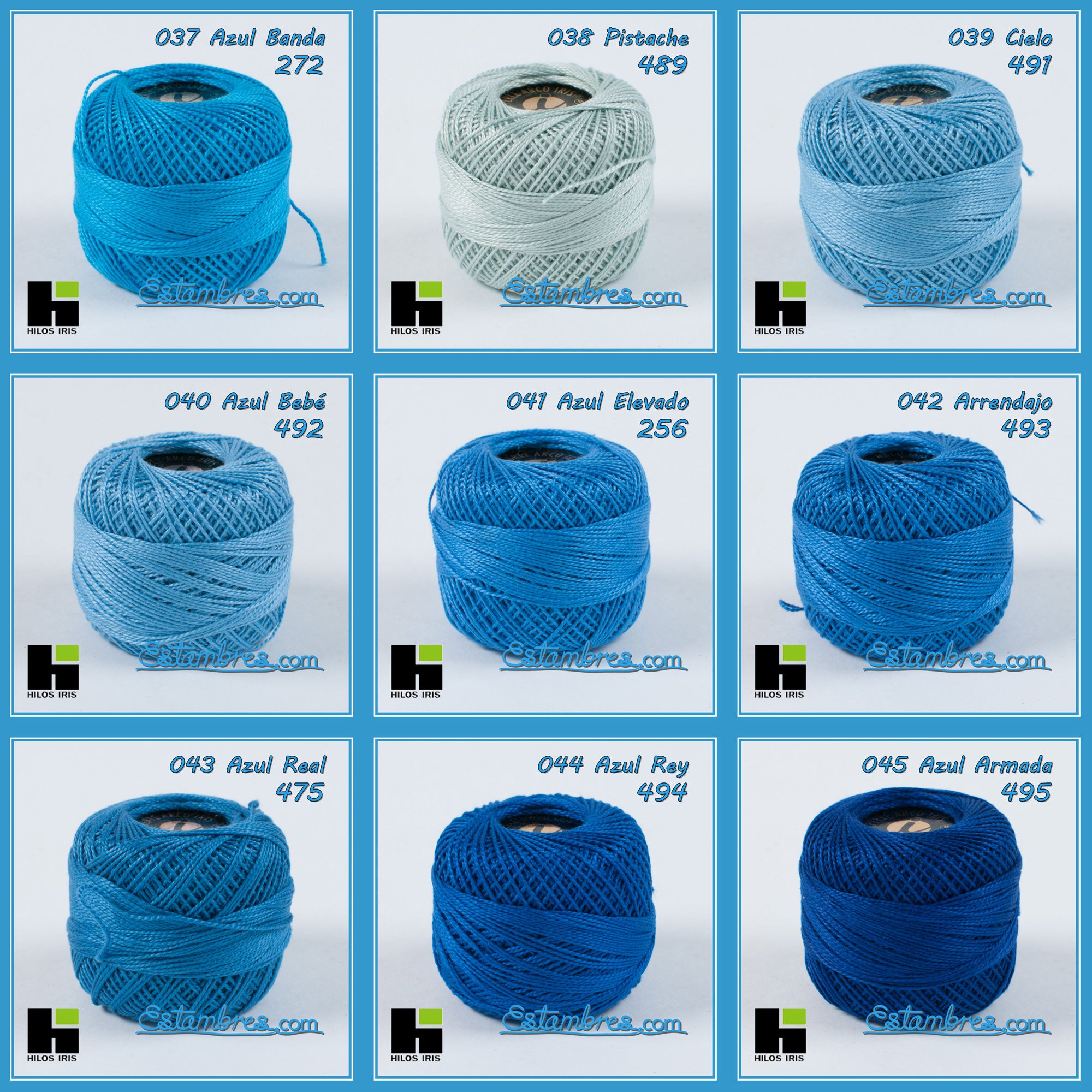 Perle 100%algodon para Bordar y Crochet