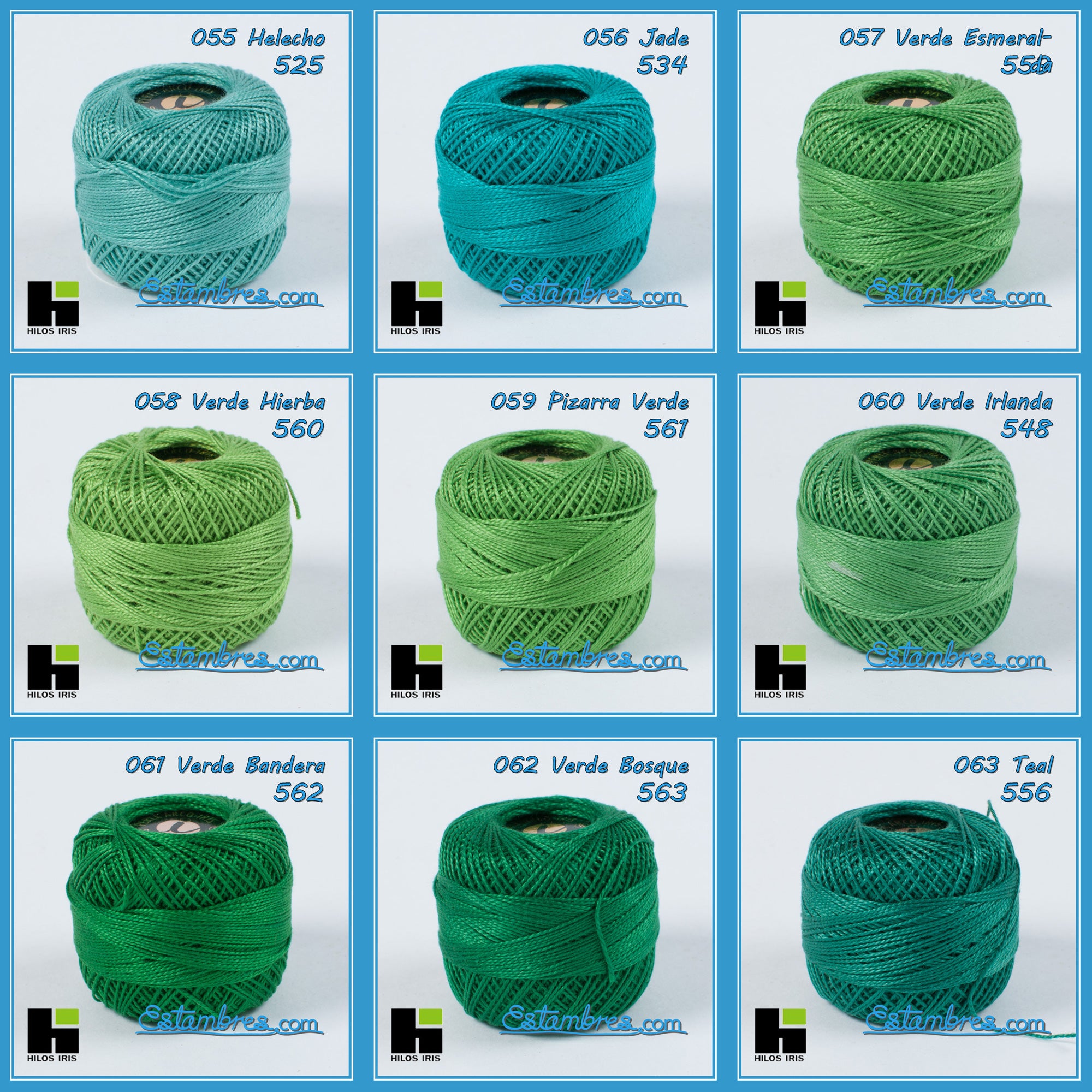 Perle 100%algodon para Bordar y Crochet