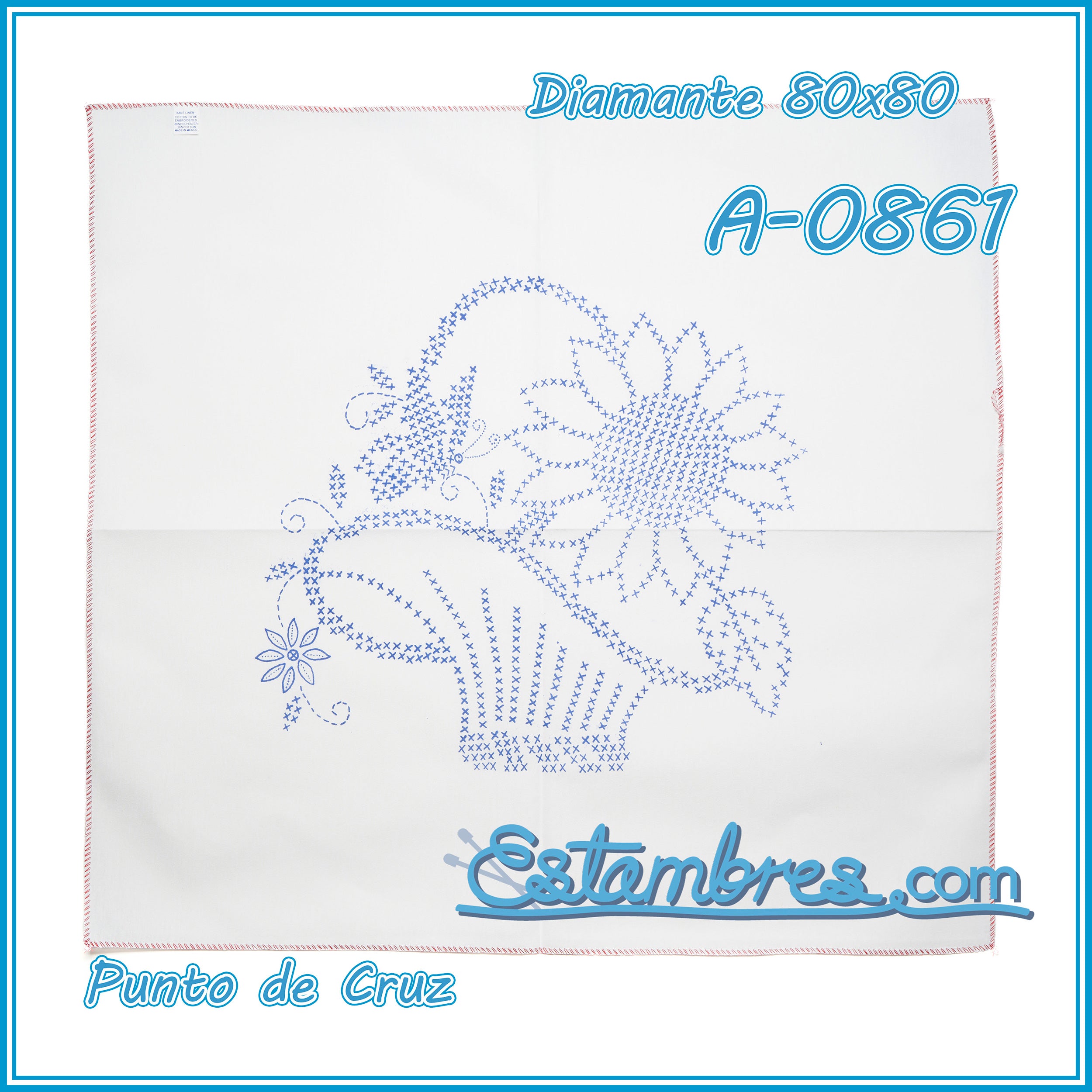 PUNTO de CRUZ - Diamante [80x80cm]