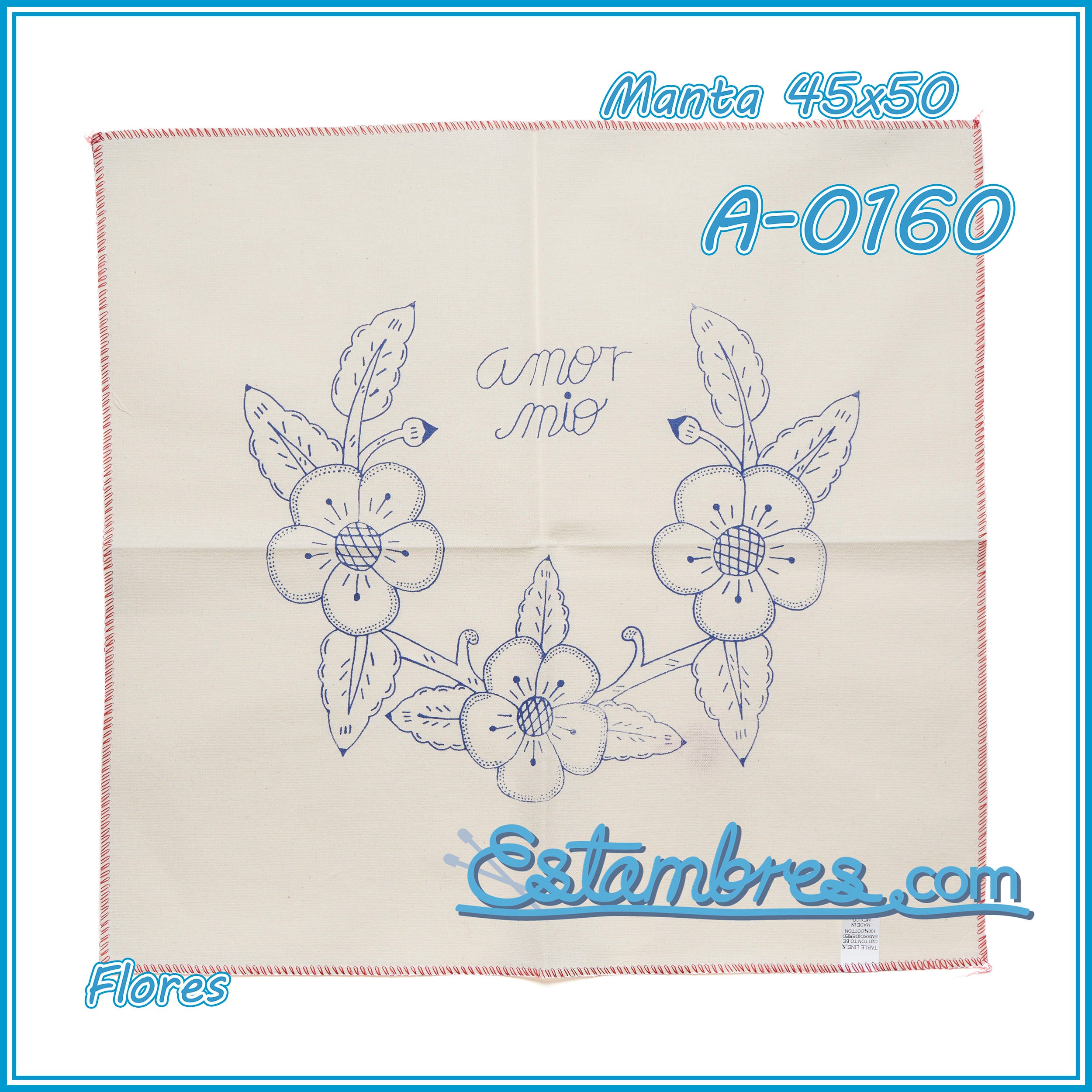 FLORES - Manta [45x50cm]