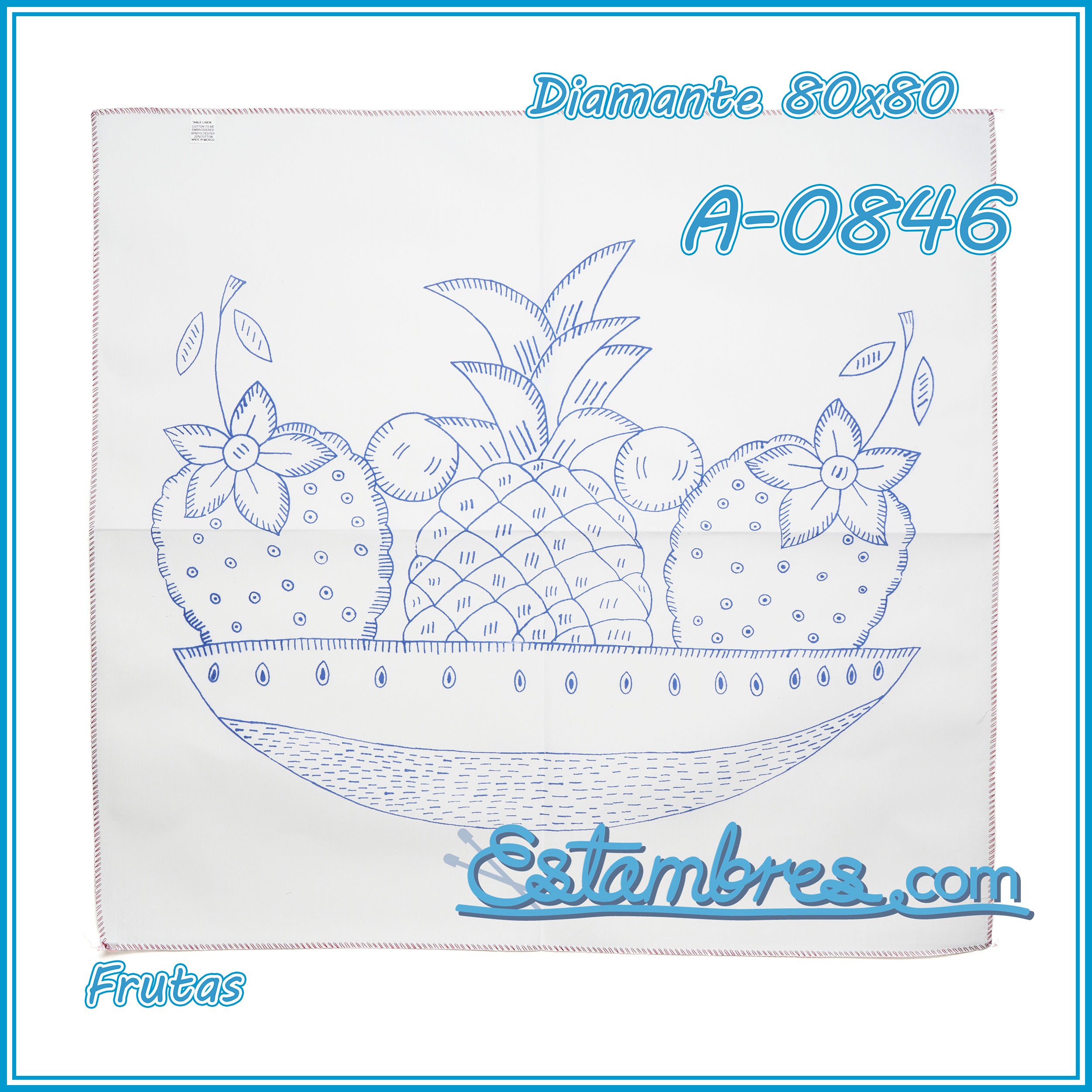 FRUTAS - Diamante [80x80cm]
