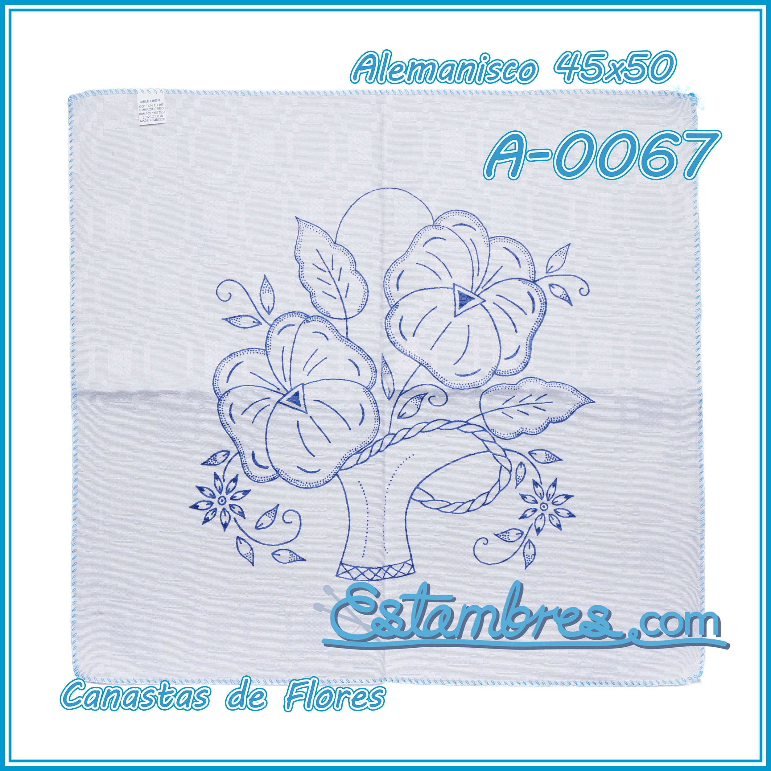 CANASTAS de FLORES - Alemanisco [45x50cm]