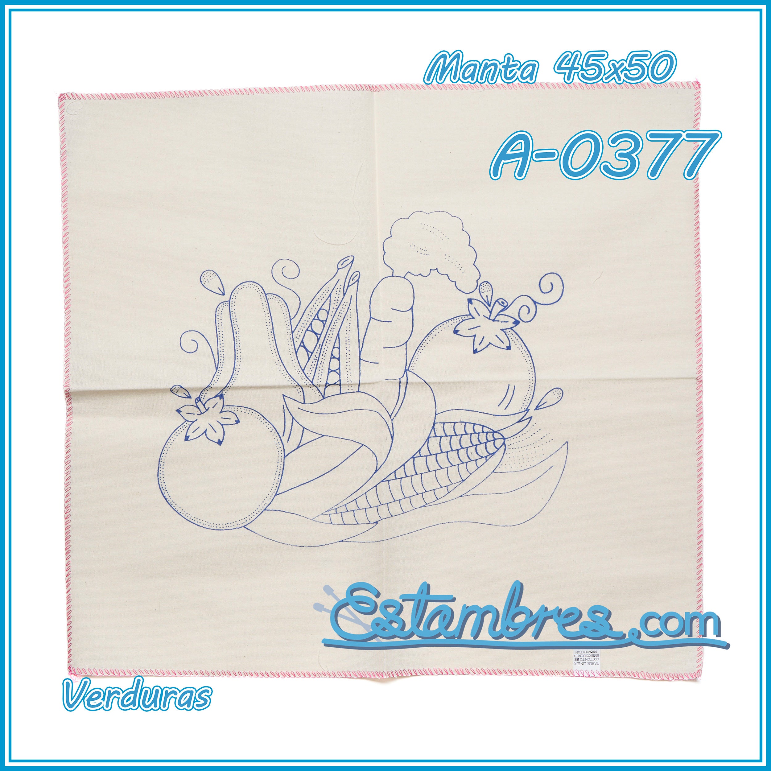 VERDURAS - Manta [45x50cm]