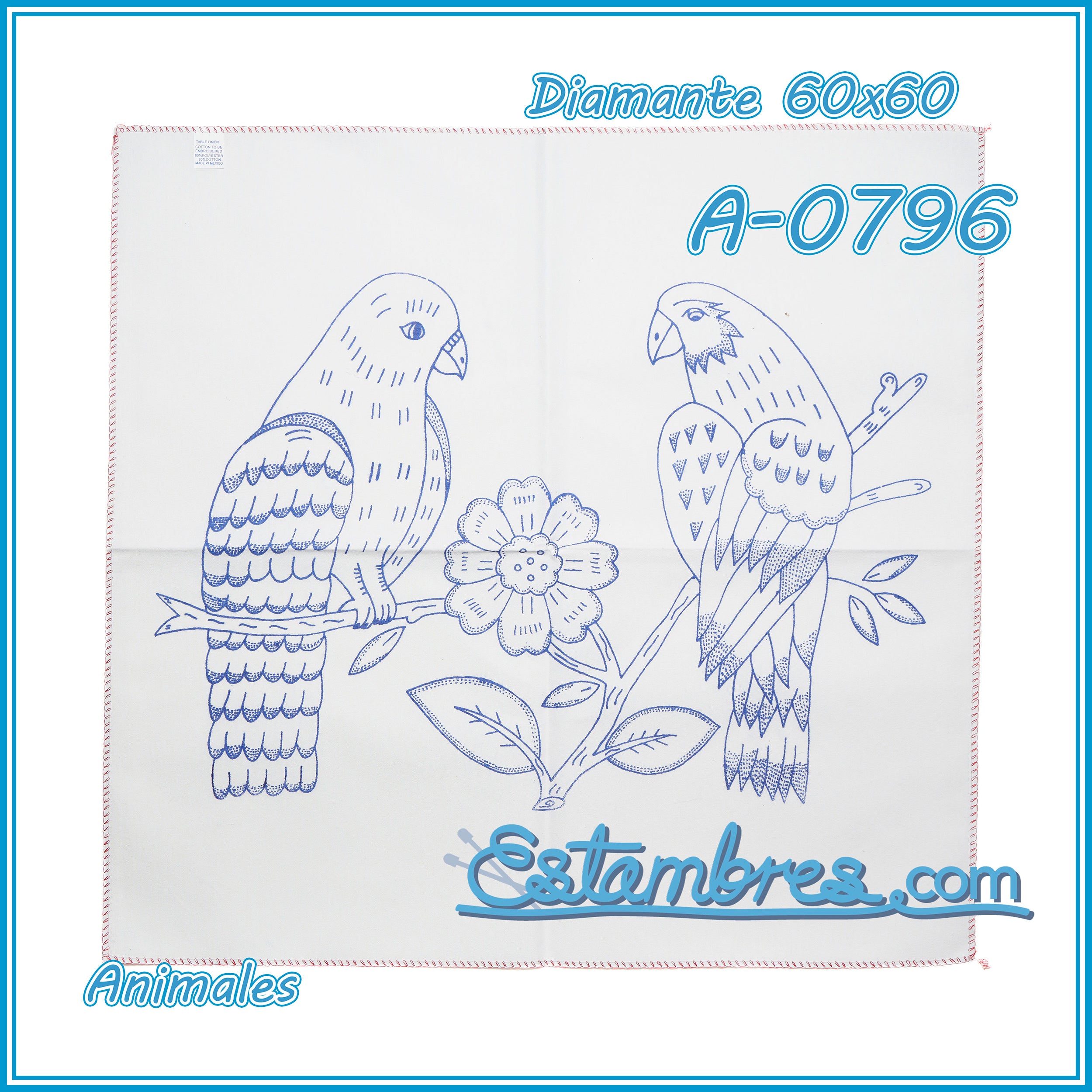 ANIMALES - Diamante [60x60cm]