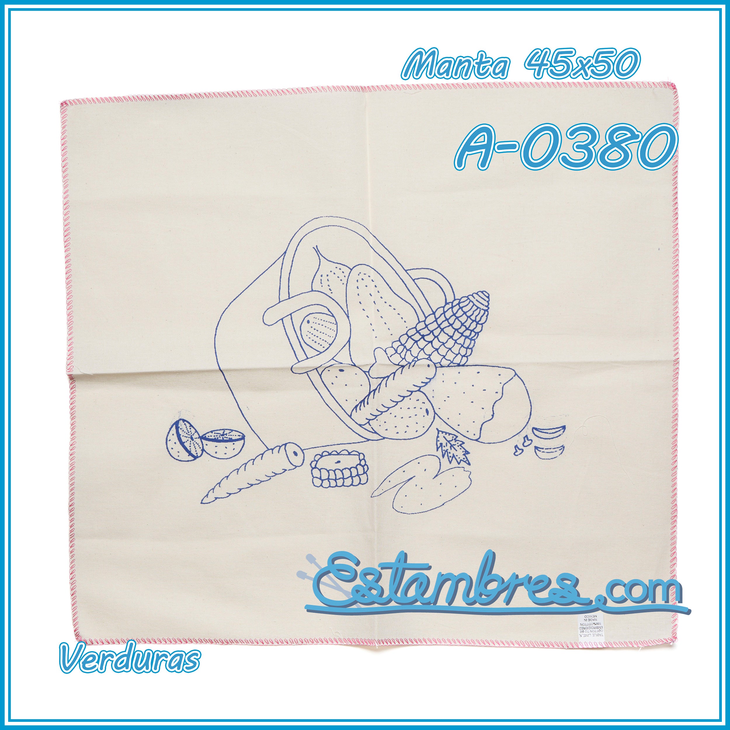VERDURAS - Manta [45x50cm]