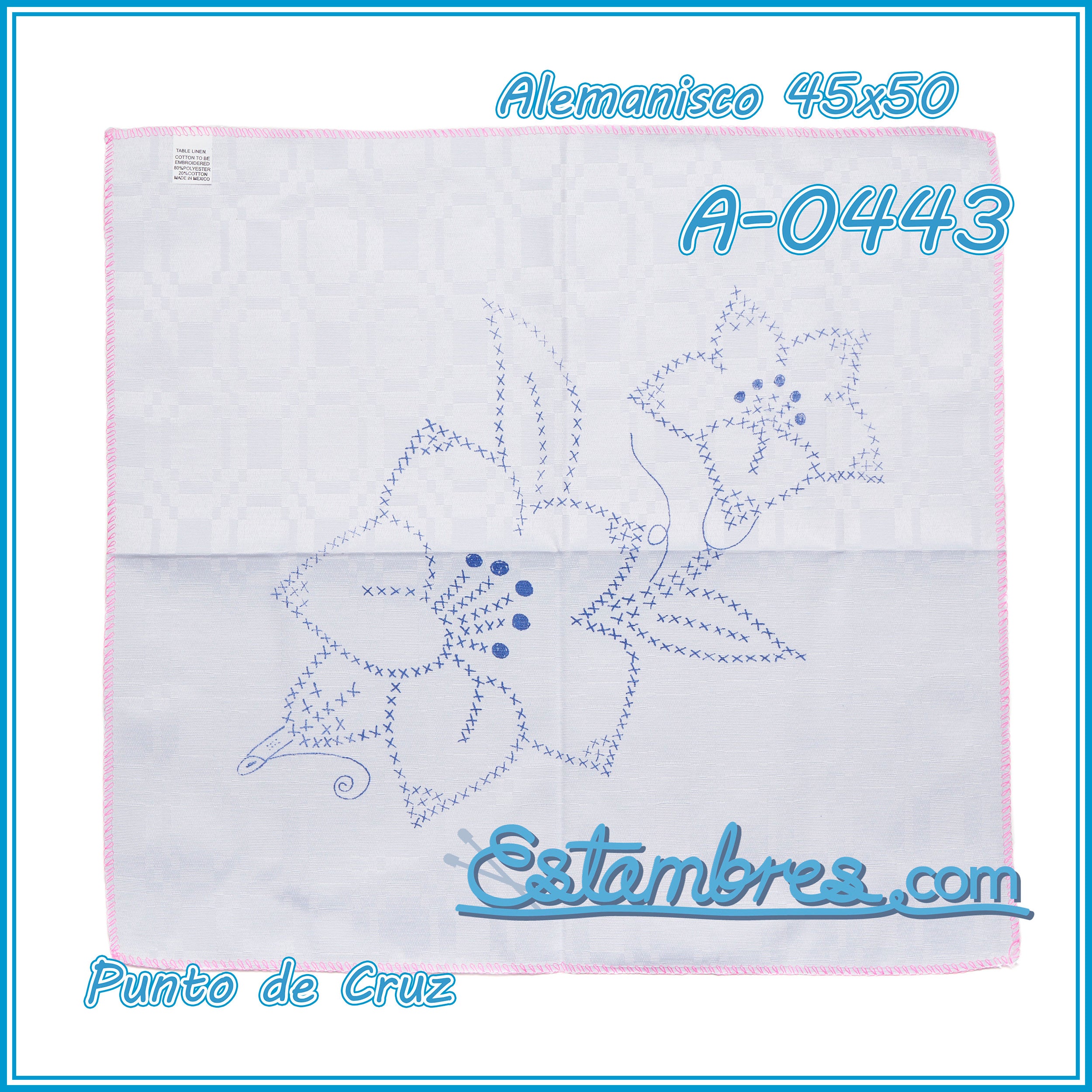 PUNTO de CRUZ - Alemanisco [45x50cm]