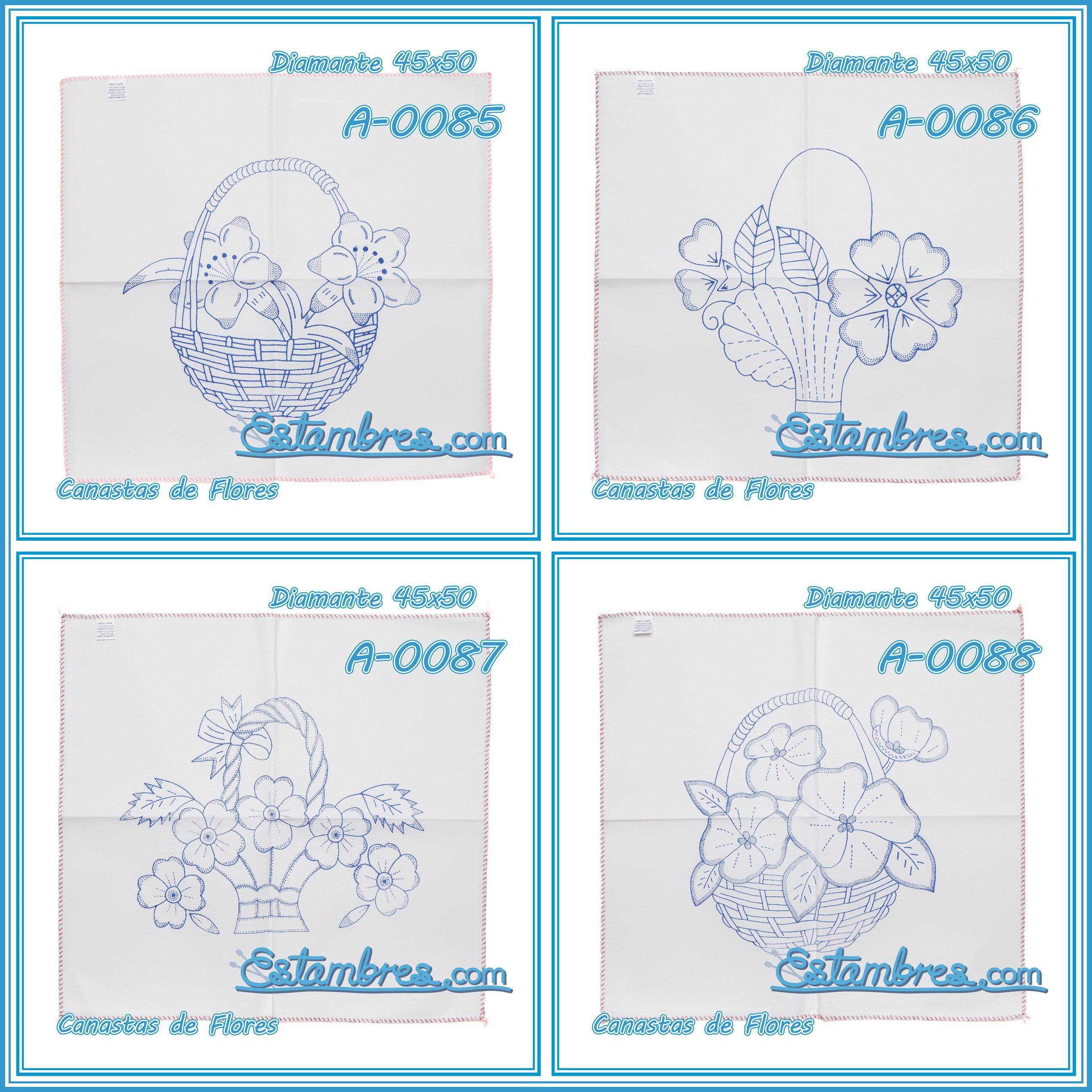 CANASTAS de FLORES - Diamante [45x50cm]