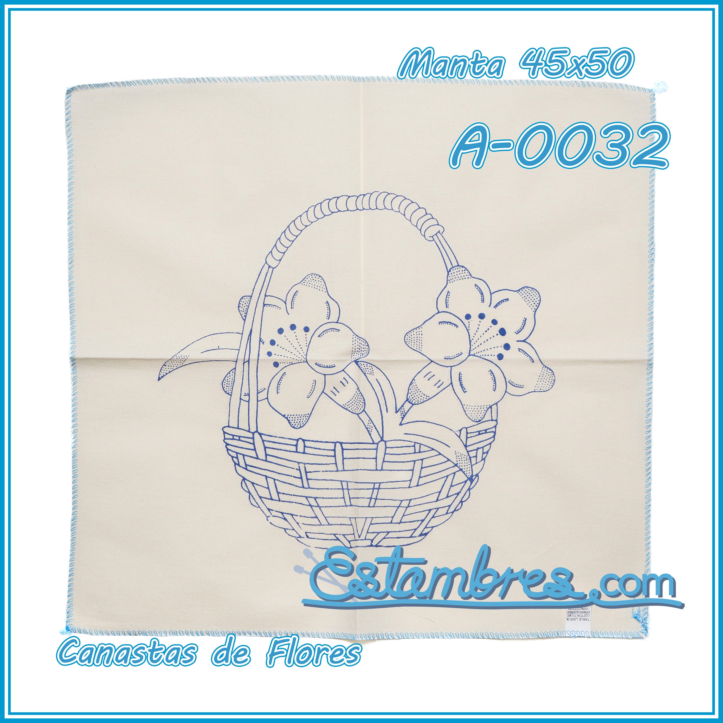 CANASTAS de FLORES - Manta [45x50cm]