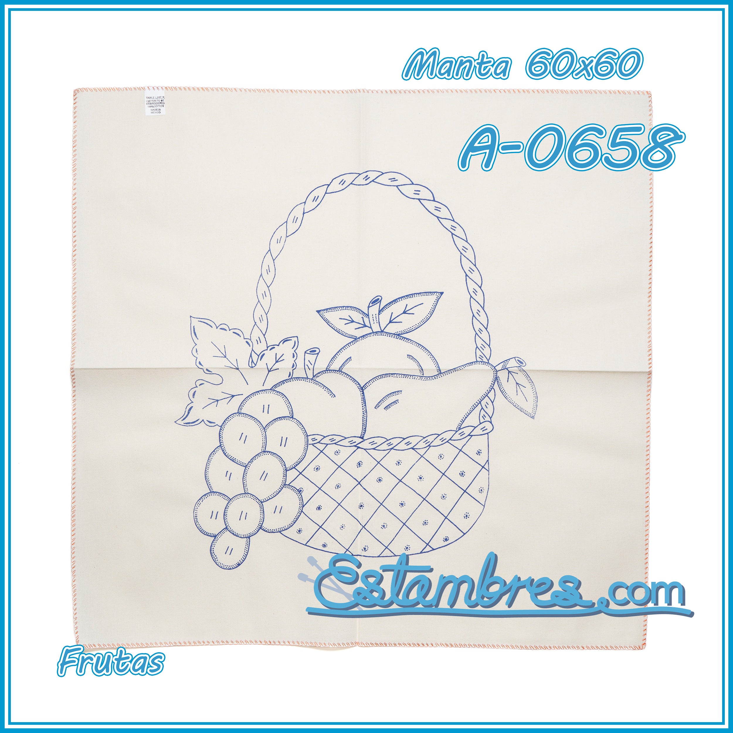 FRUTAS - Manta [60x60cm]