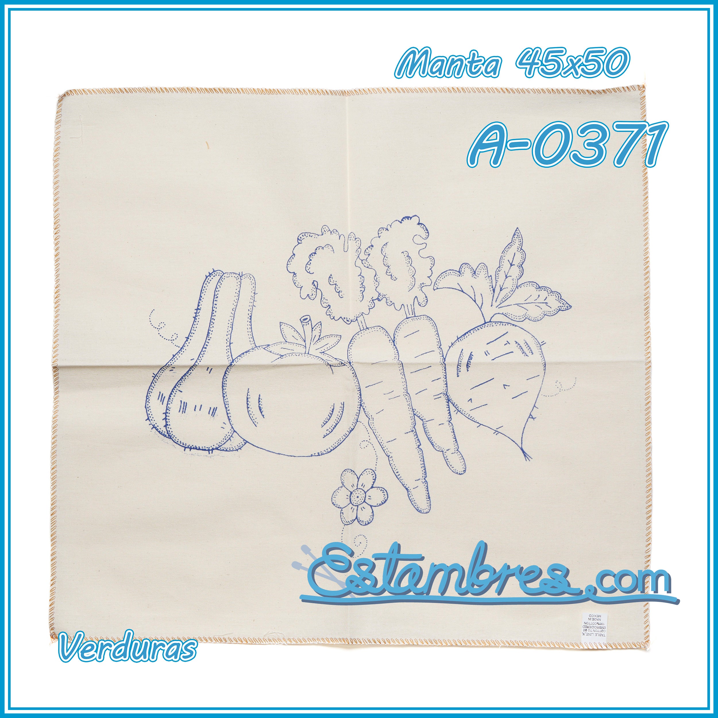 VERDURAS - Manta [45x50cm]