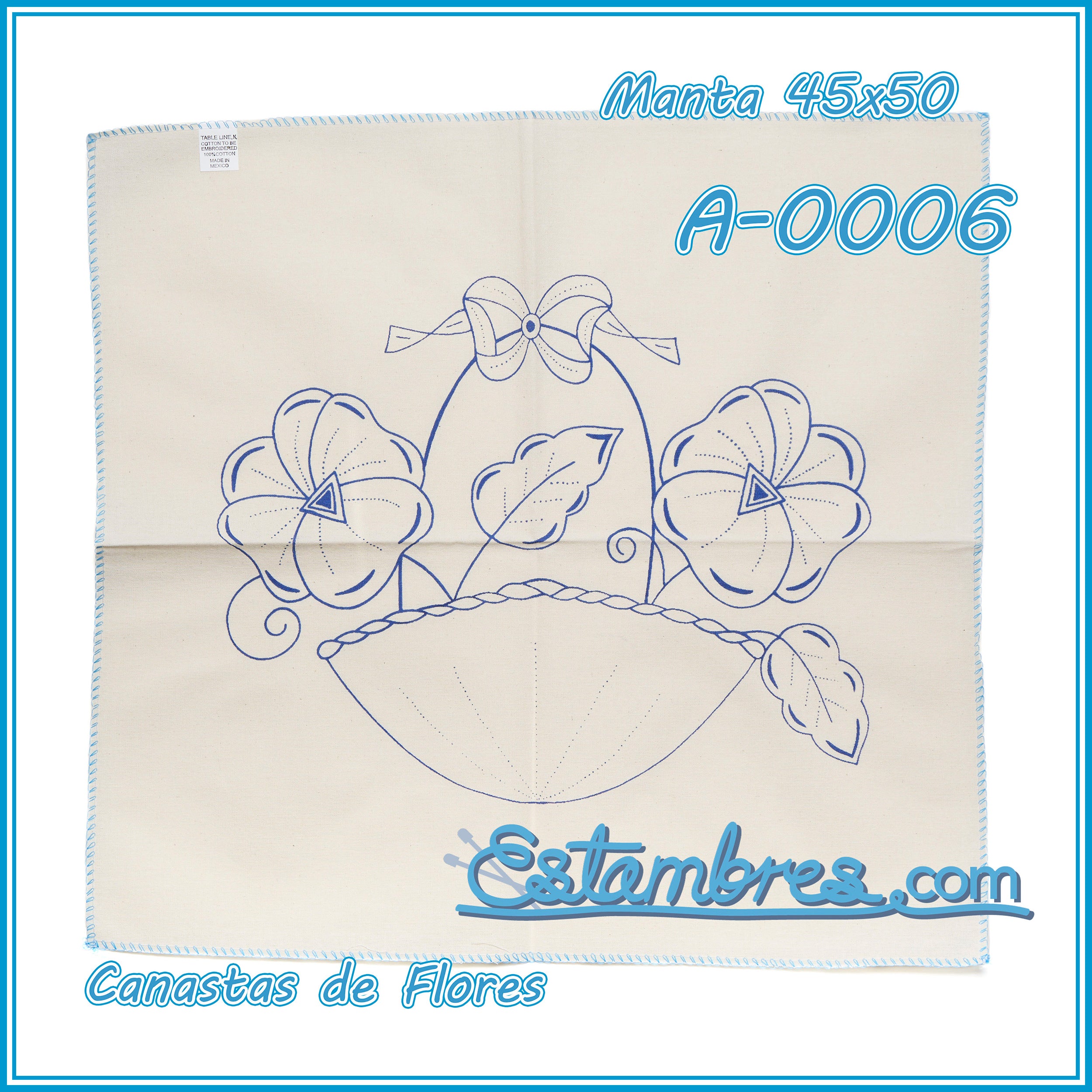 CANASTAS de FLORES - Manta [45x50cm]