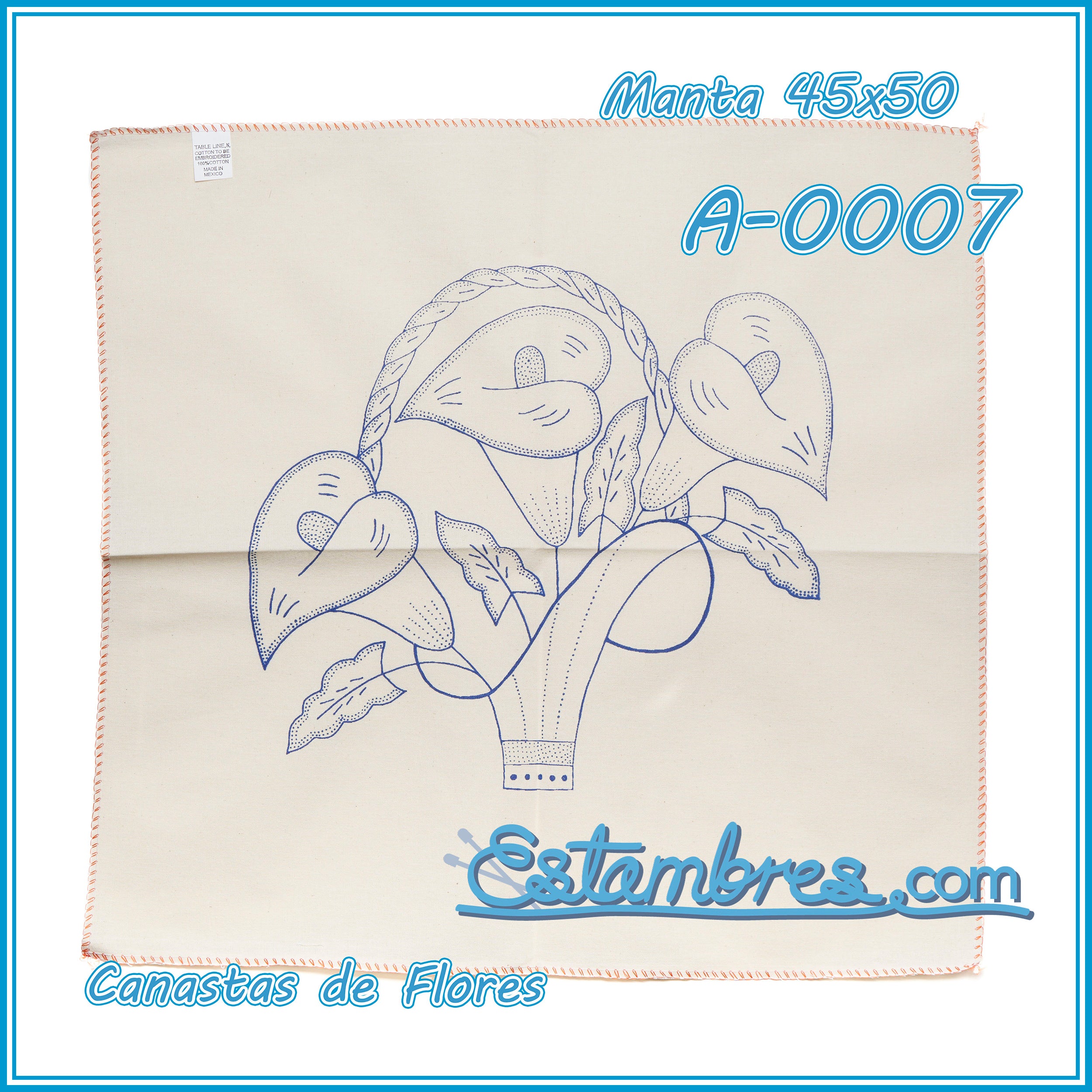 CANASTAS de FLORES - Manta [45x50cm]