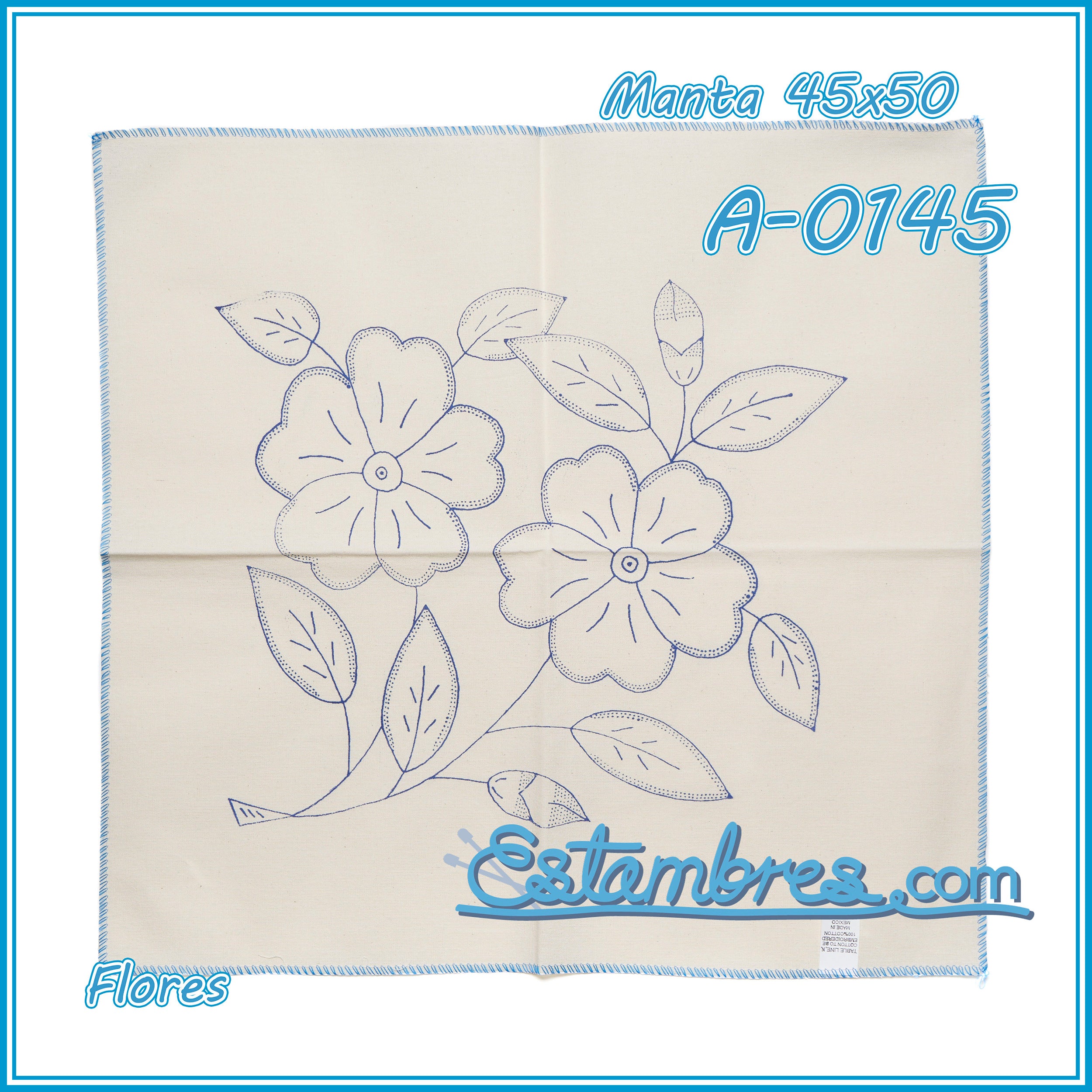 FLORES - Manta [45x50cm]