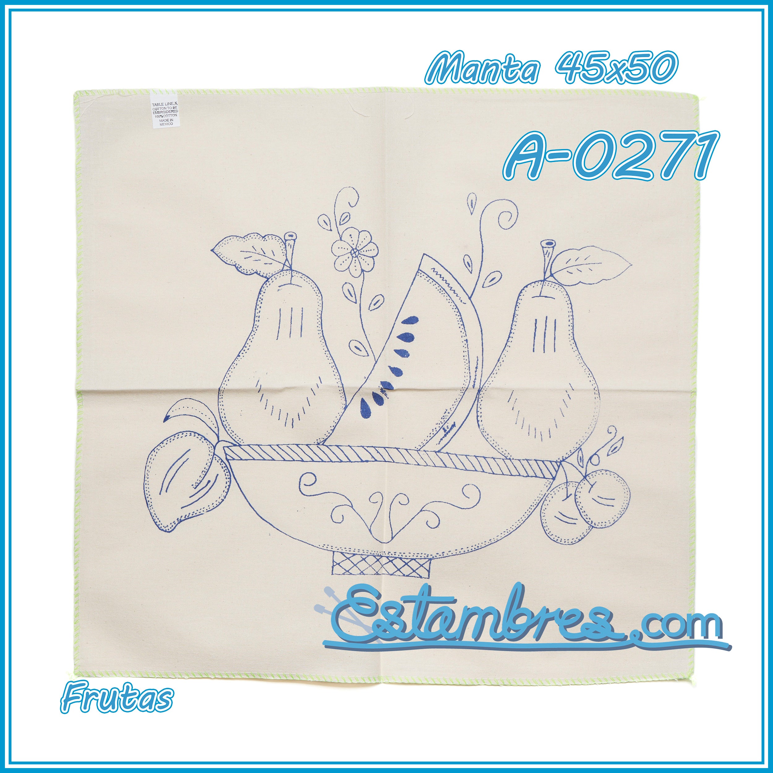 FRUTAS - Manta [45x50cm]