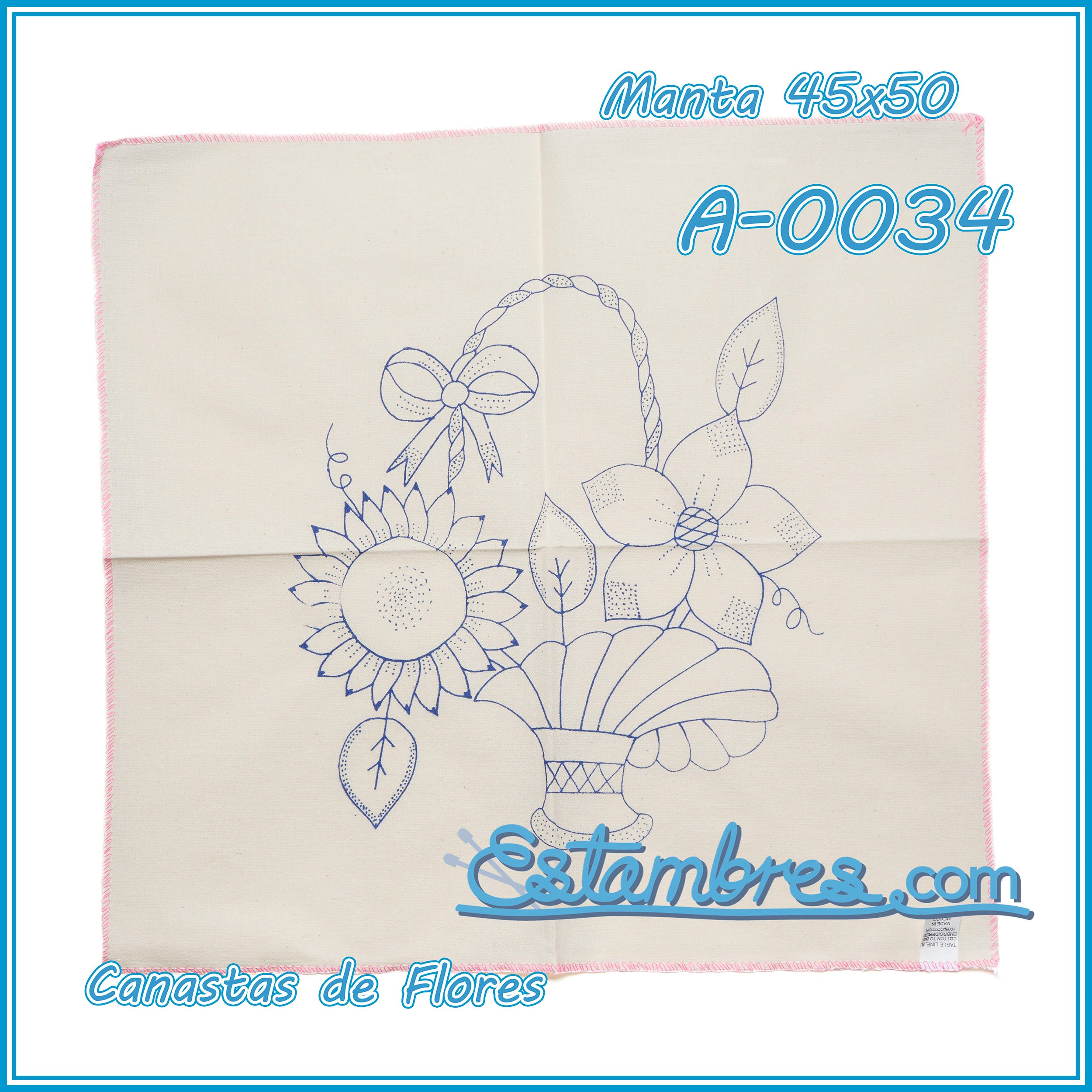 CANASTAS de FLORES - Manta [45x50cm]