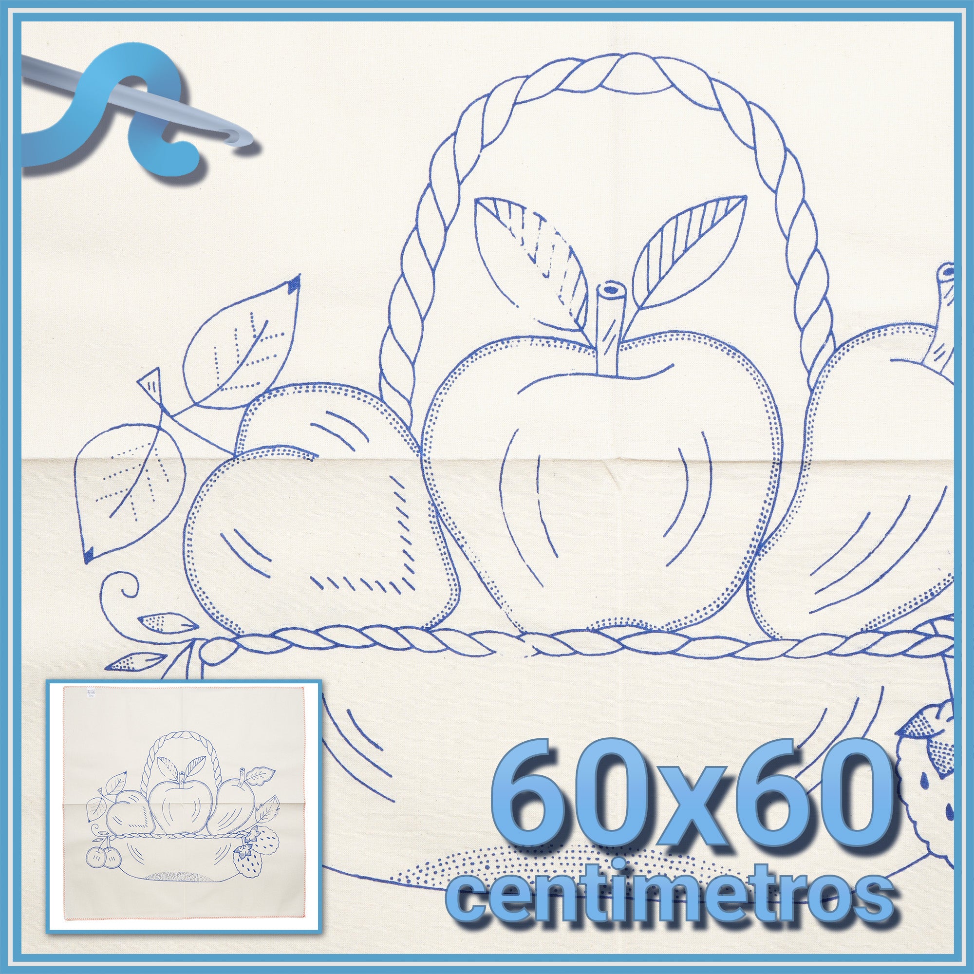 FRUTAS - Manta [60x60cm]