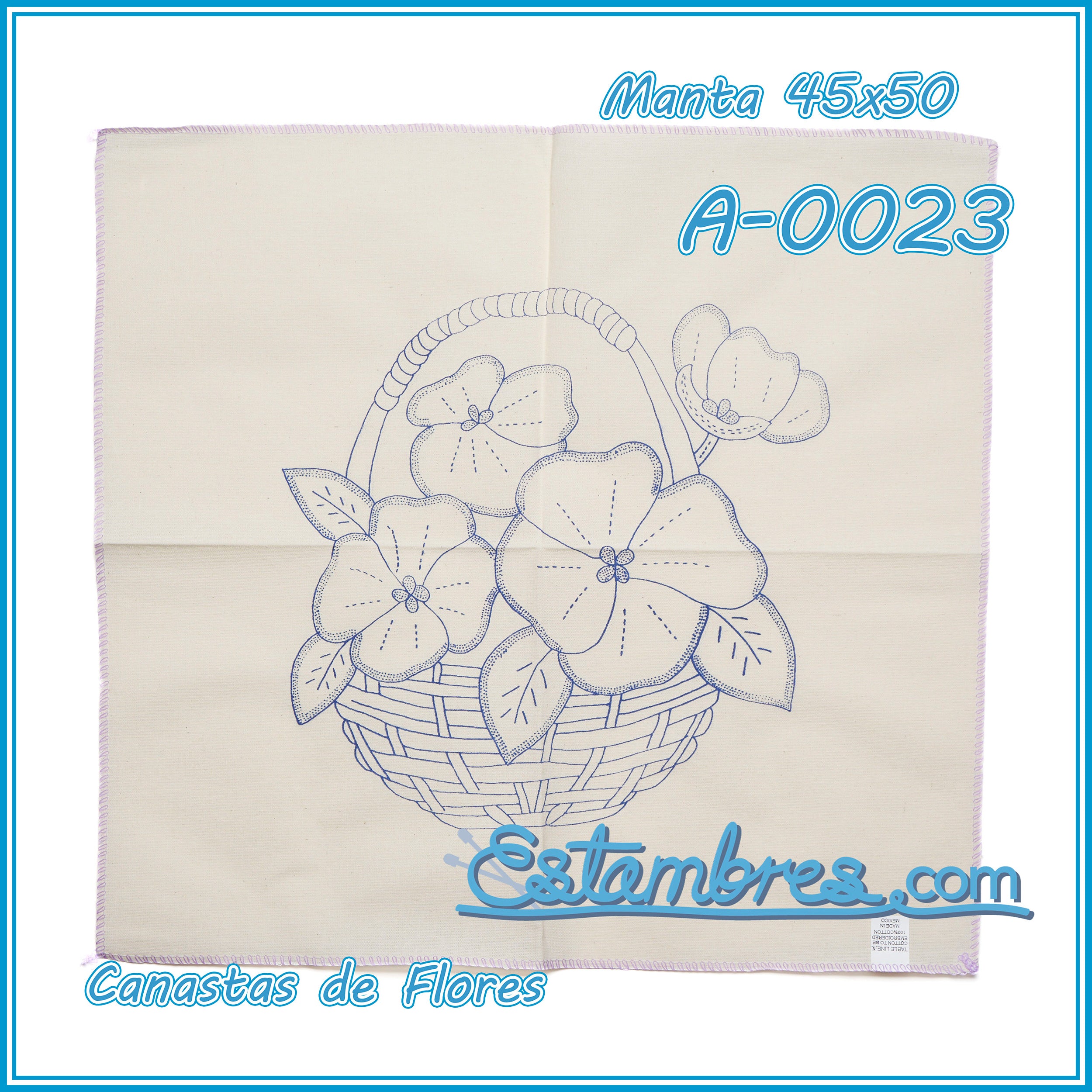 CANASTAS de FLORES - Manta [45x50cm]