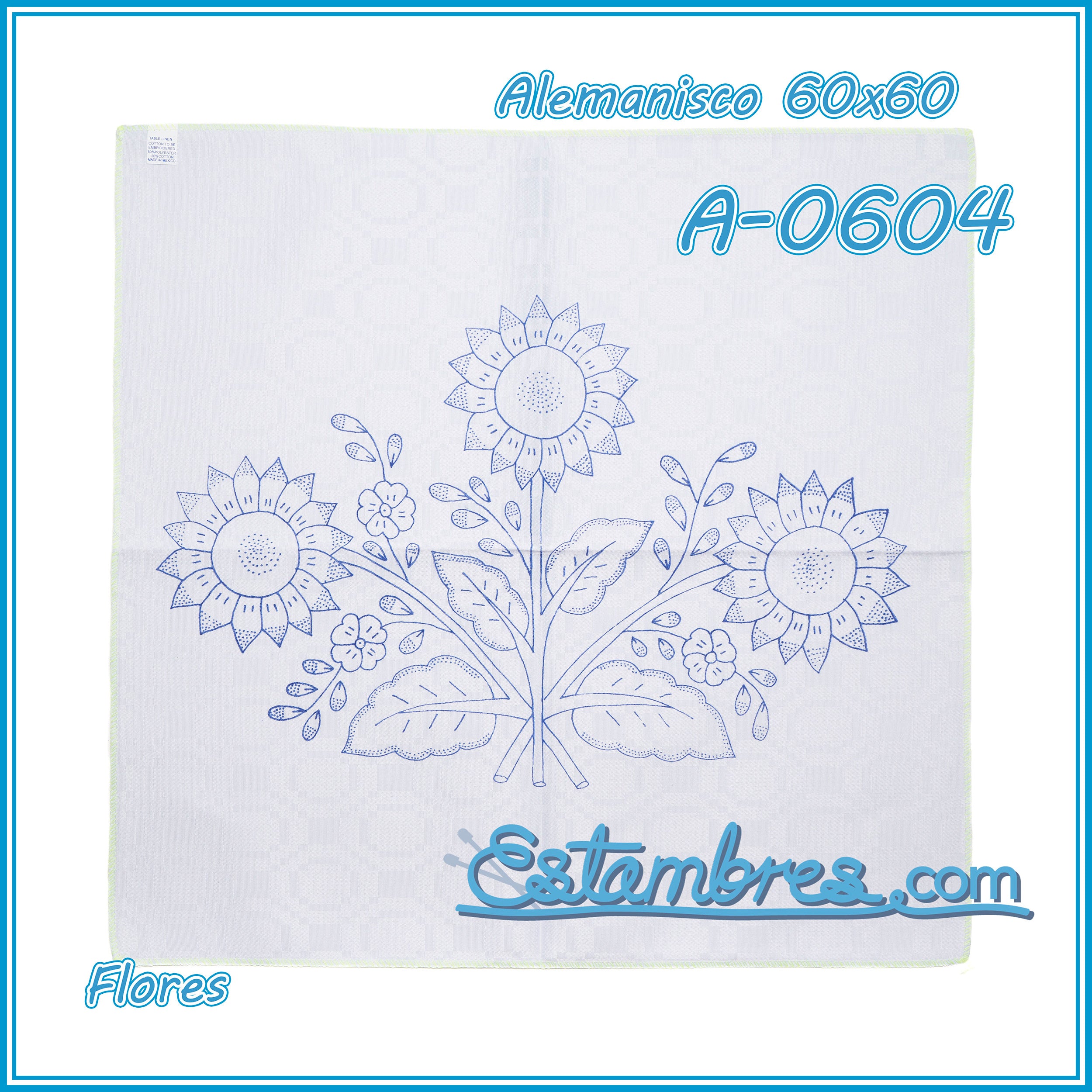 FLORES - Alemanisco [60x60cm]
