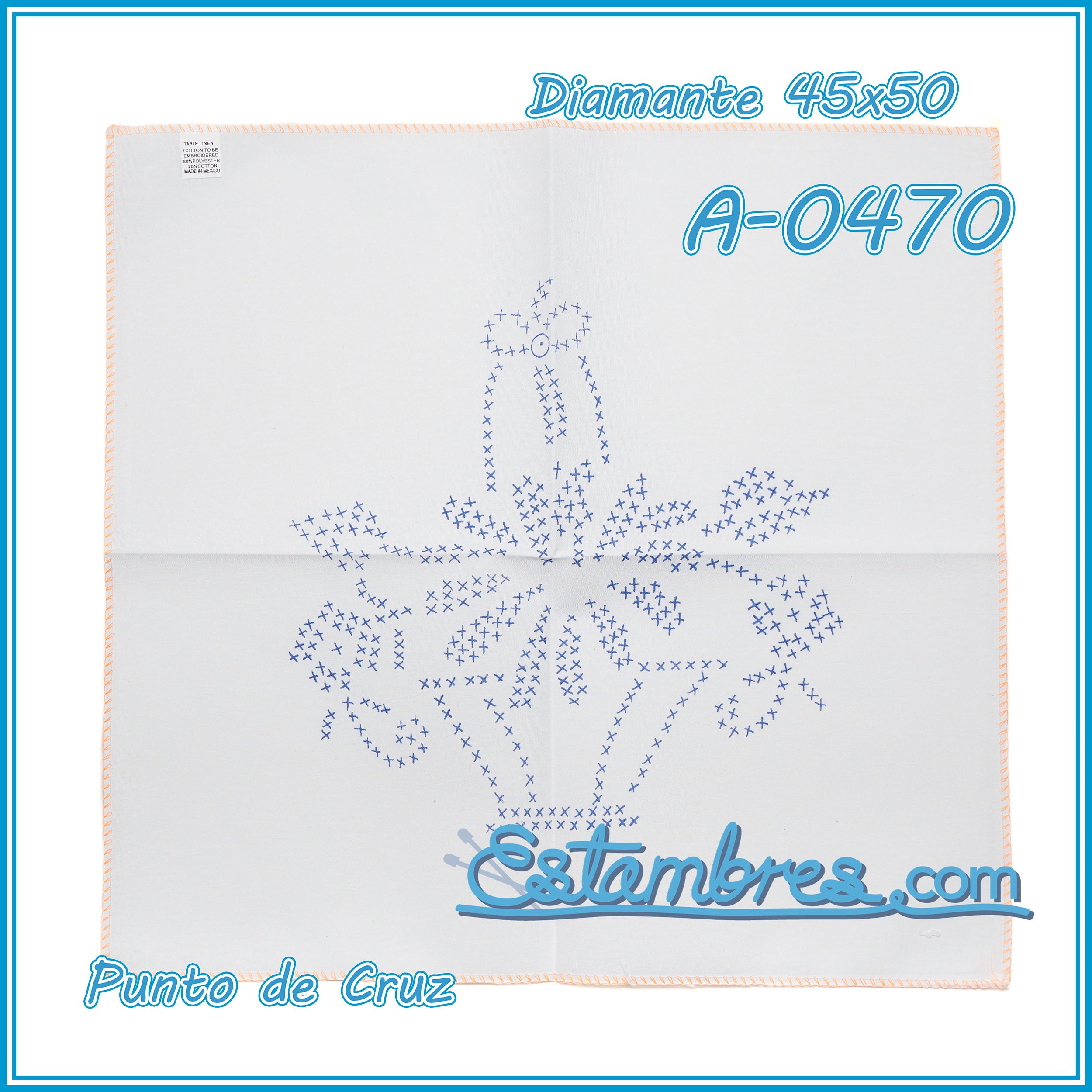 PUNTO de CRUZ - Diamante [45x50cm]