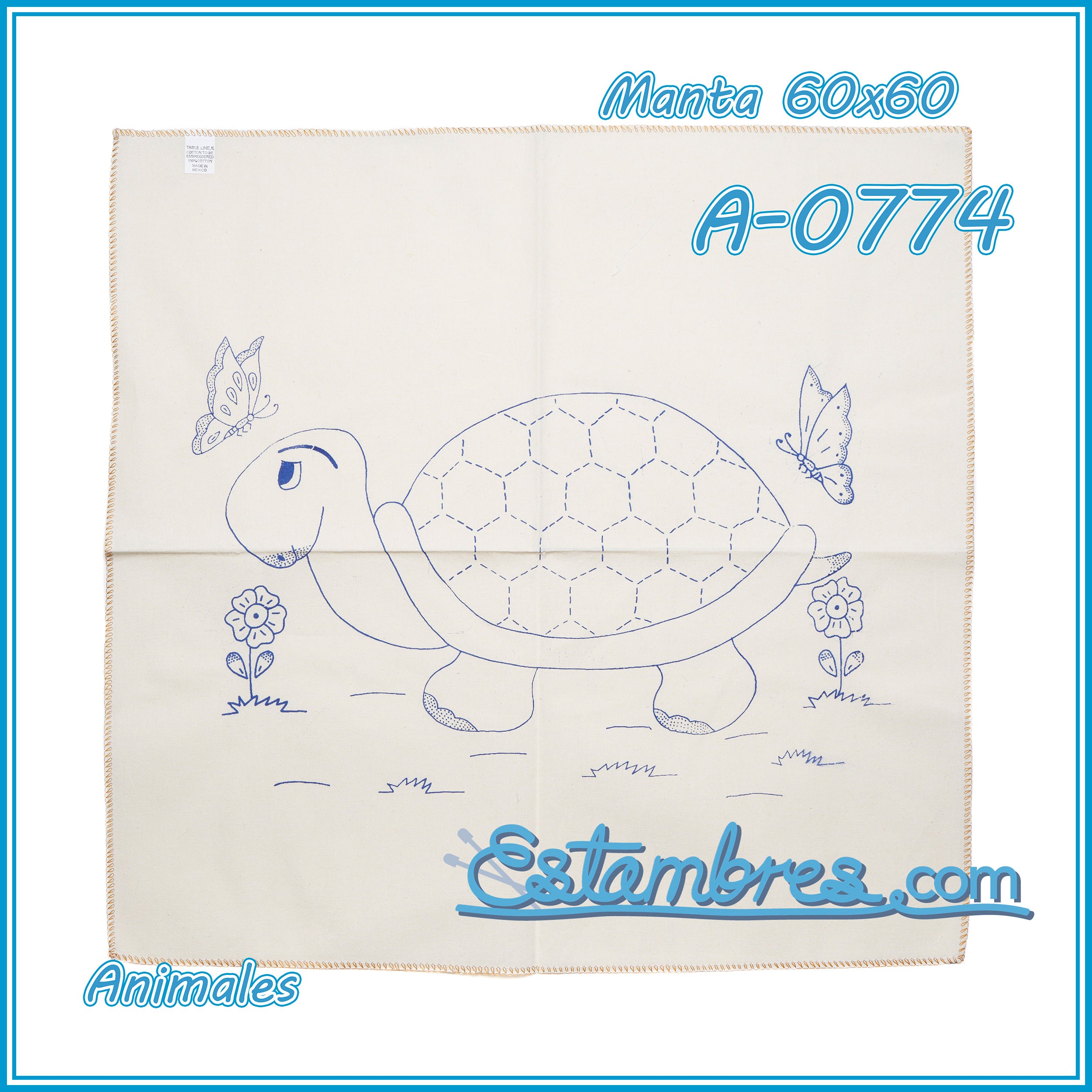 ANIMALES - Manta [60x60cm]