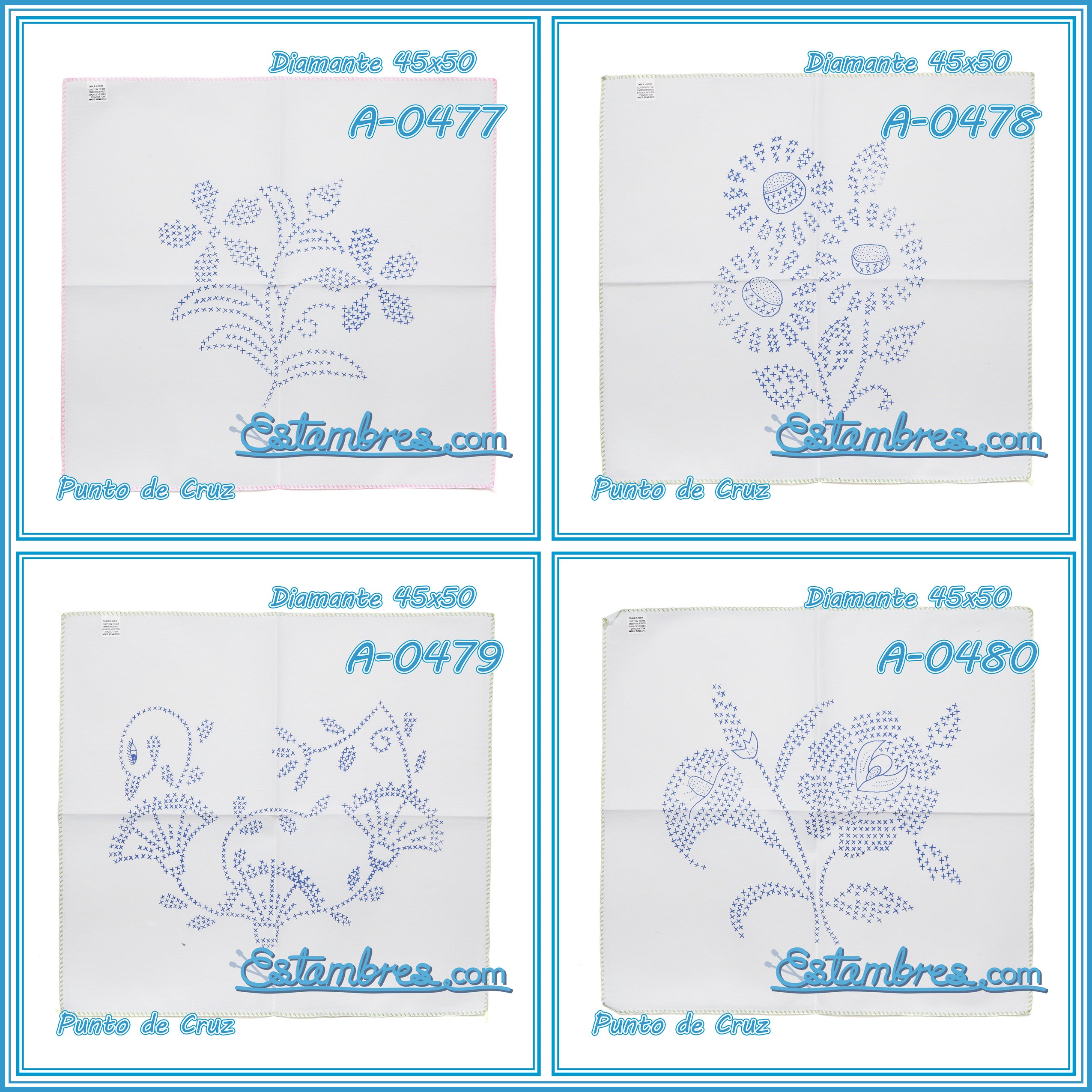 PUNTO de CRUZ - Diamante [45x50cm]