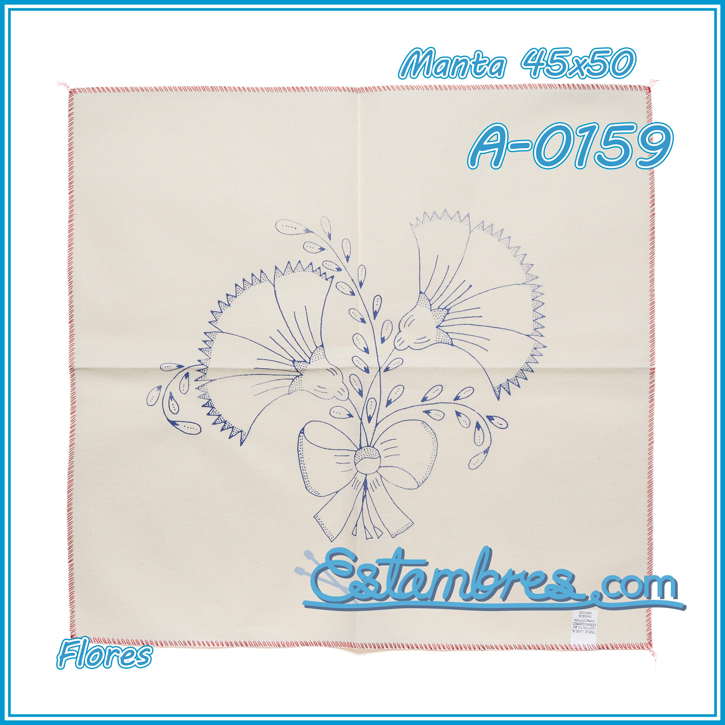 FLORES - Manta [45x50cm]