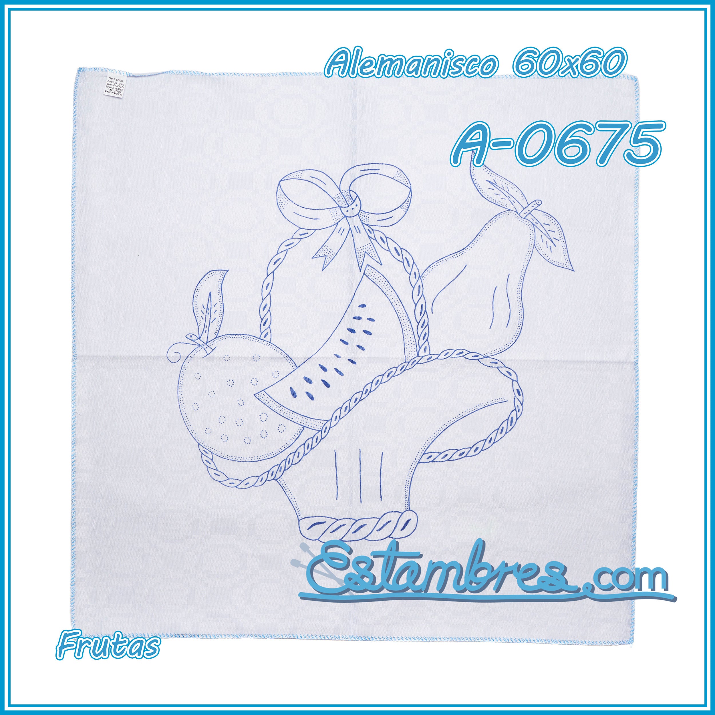 FRUTAS - Alemanisco [60x60cm]