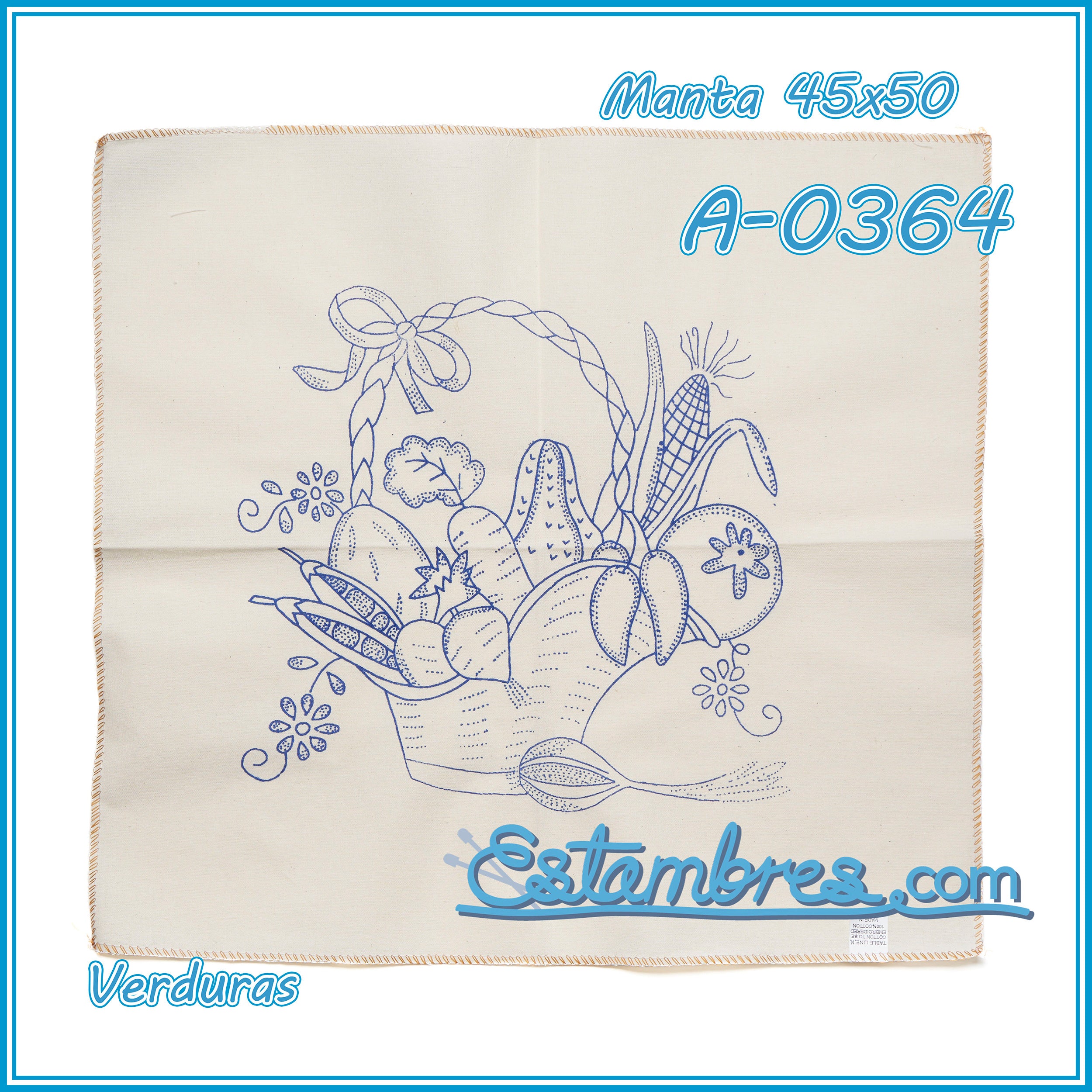 VERDURAS - Manta [45x50cm]