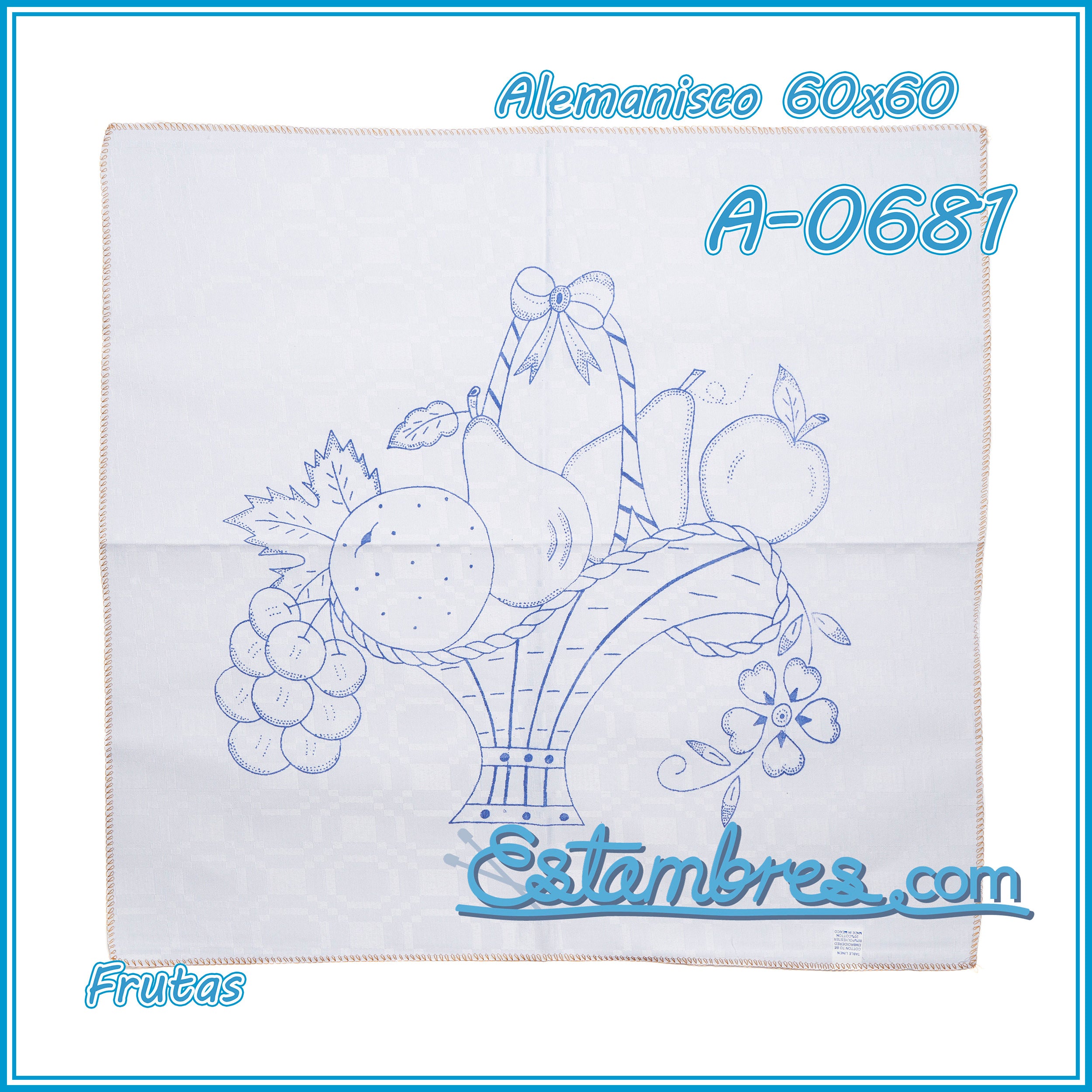 FRUTAS - Alemanisco [60x60cm]