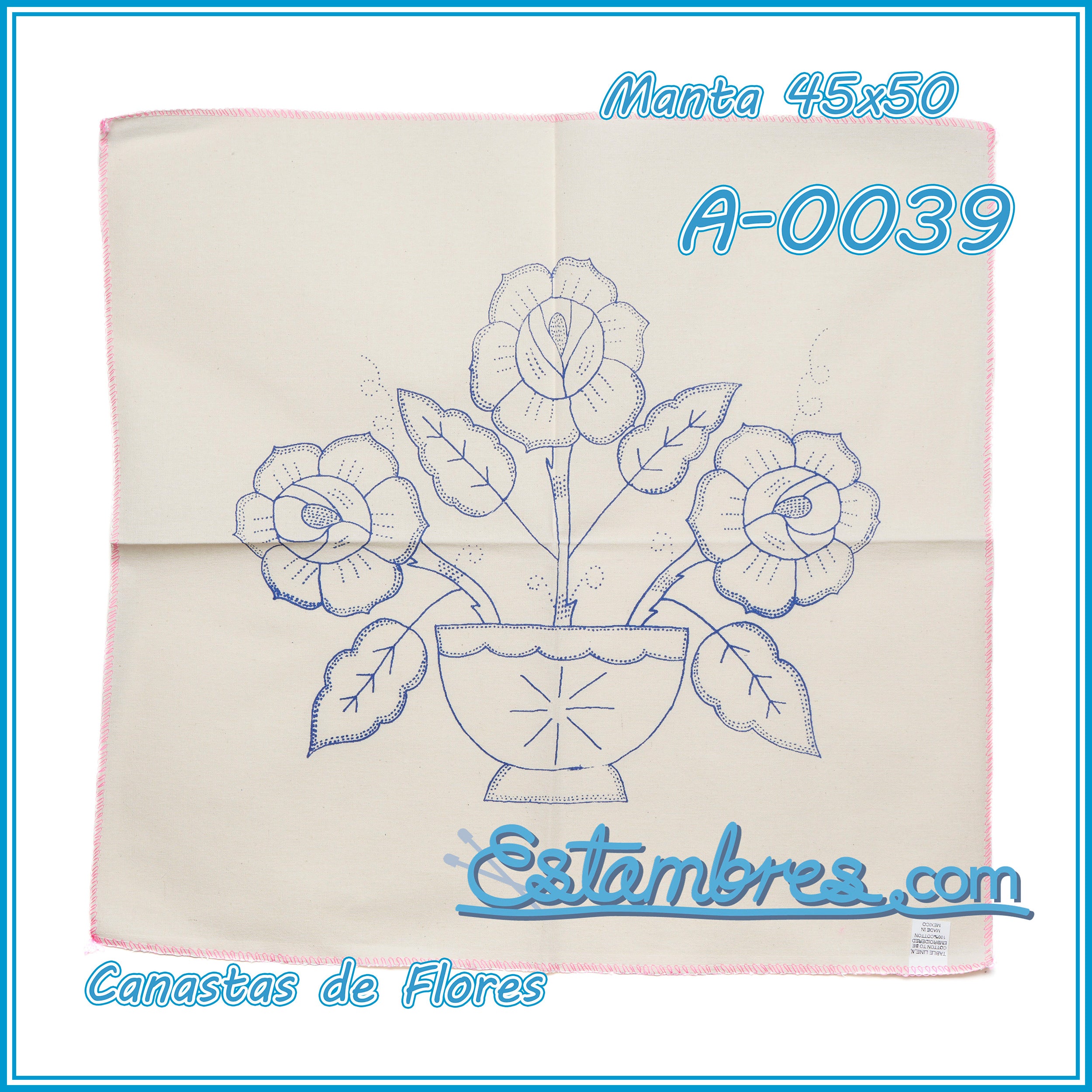 CANASTAS de FLORES - Manta [45x50cm]