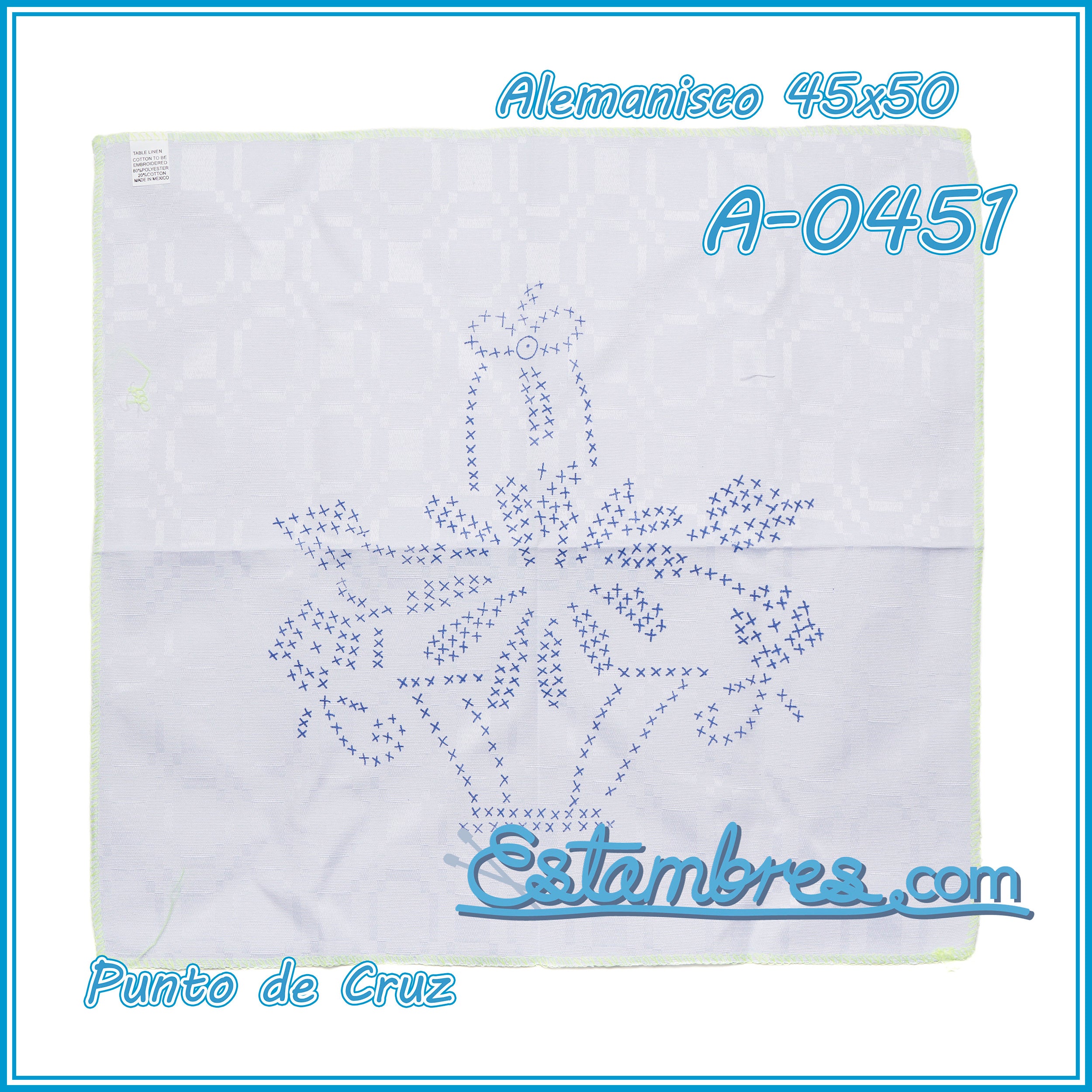 PUNTO de CRUZ - Alemanisco [45x50cm]