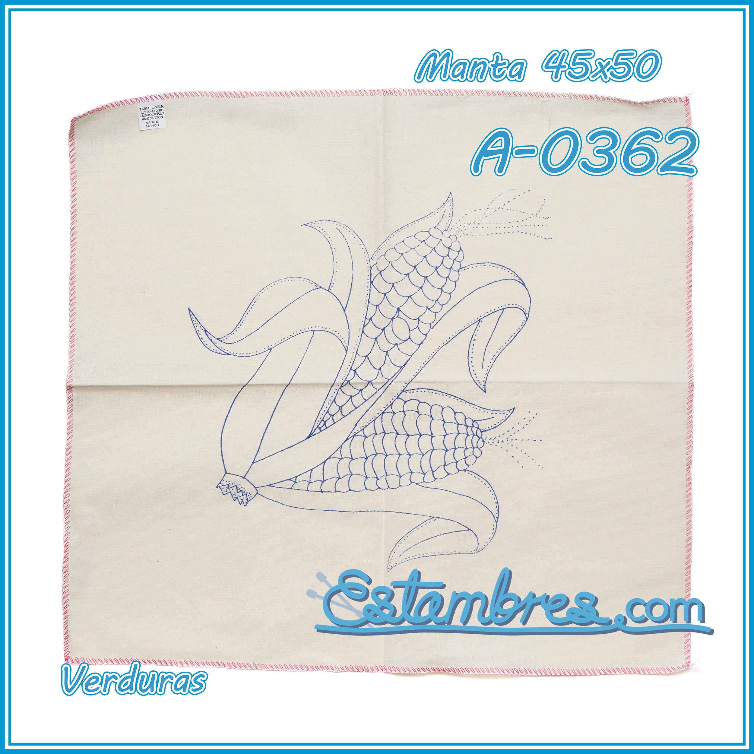 VERDURAS - Manta [45x50cm]