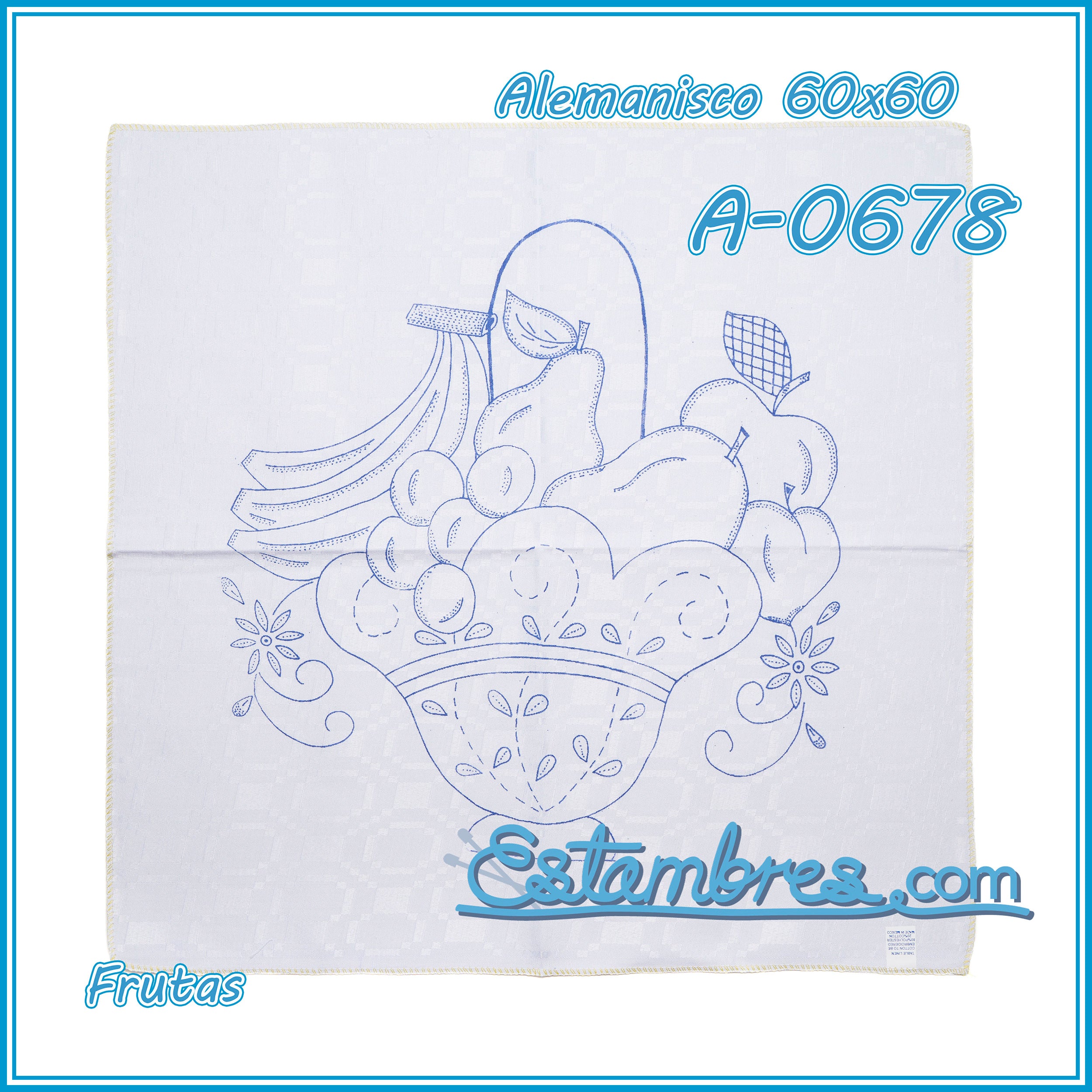 FRUTAS - Alemanisco [60x60cm]