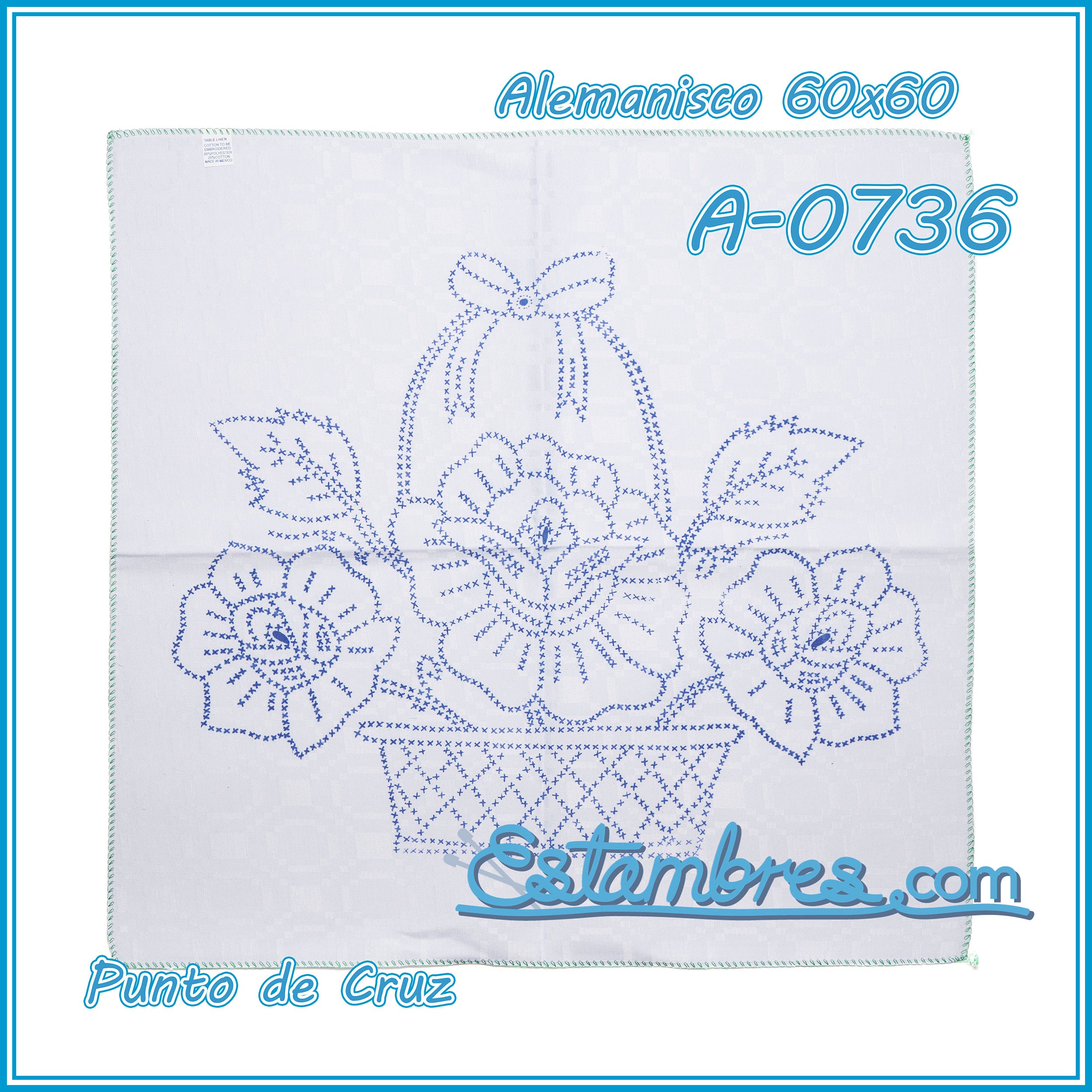 PUNTO de CRUZ - Alemanisco [60x60cm]