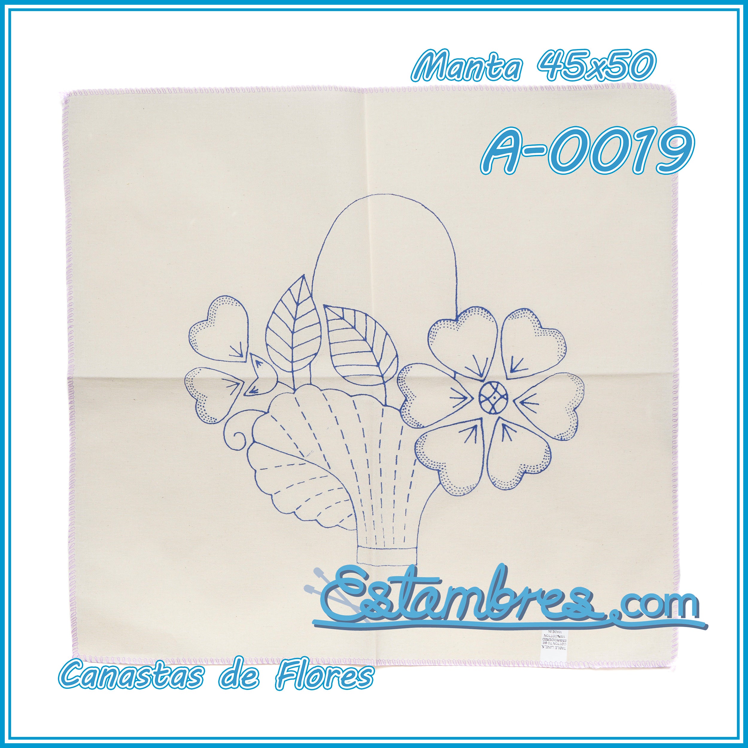 CANASTAS de FLORES - Manta [45x50cm]