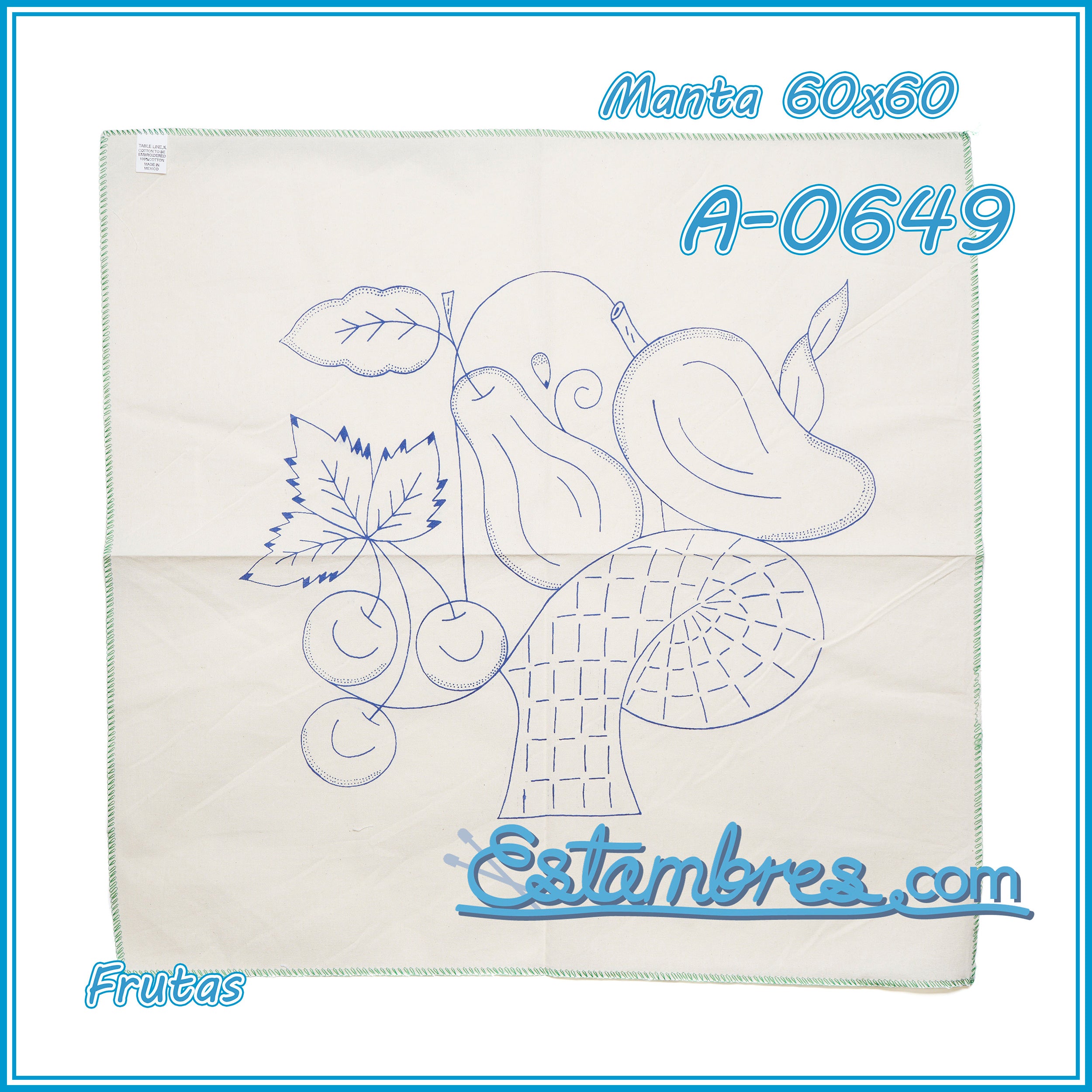 FRUTAS - Manta [60x60cm]