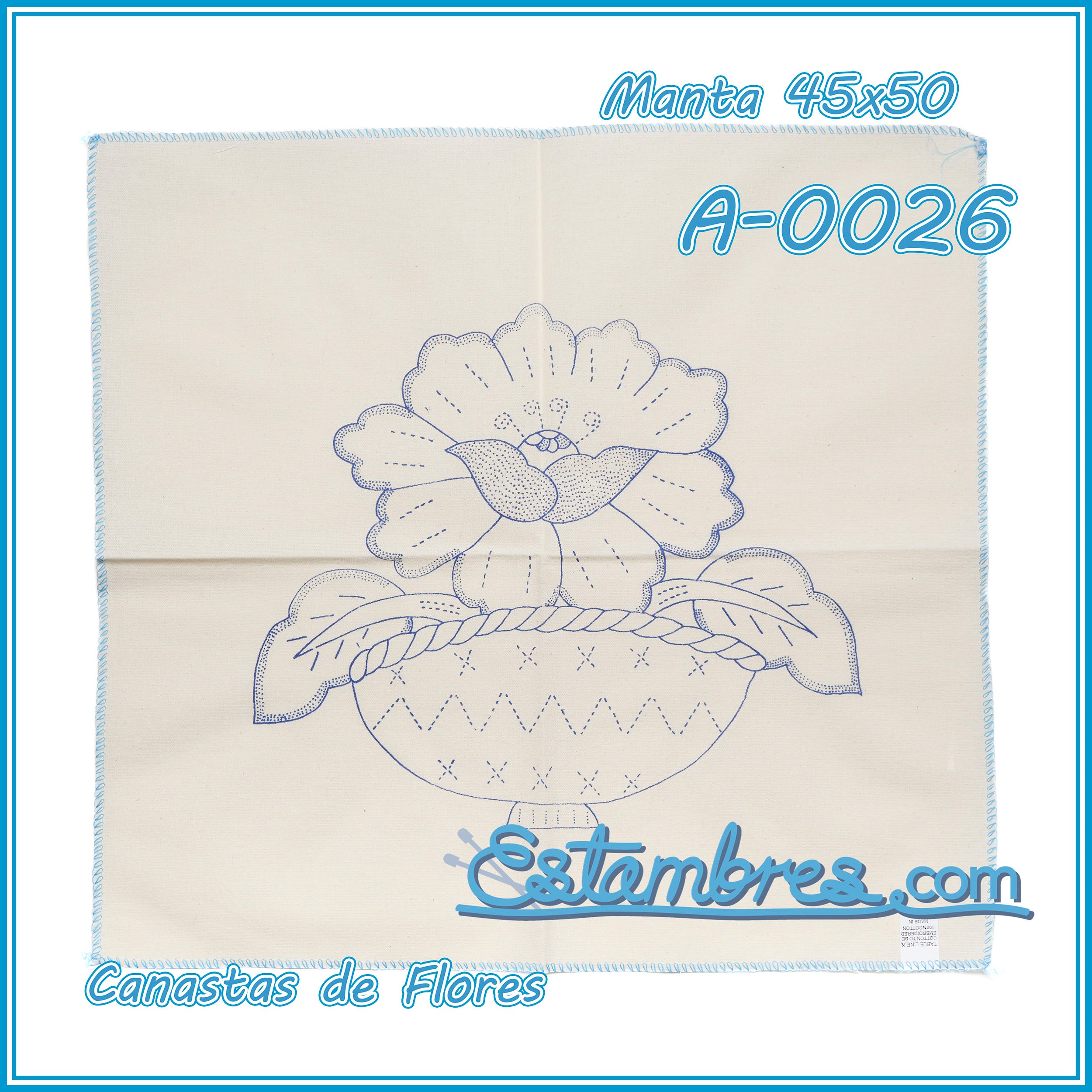 CANASTAS de FLORES - Manta [45x50cm]