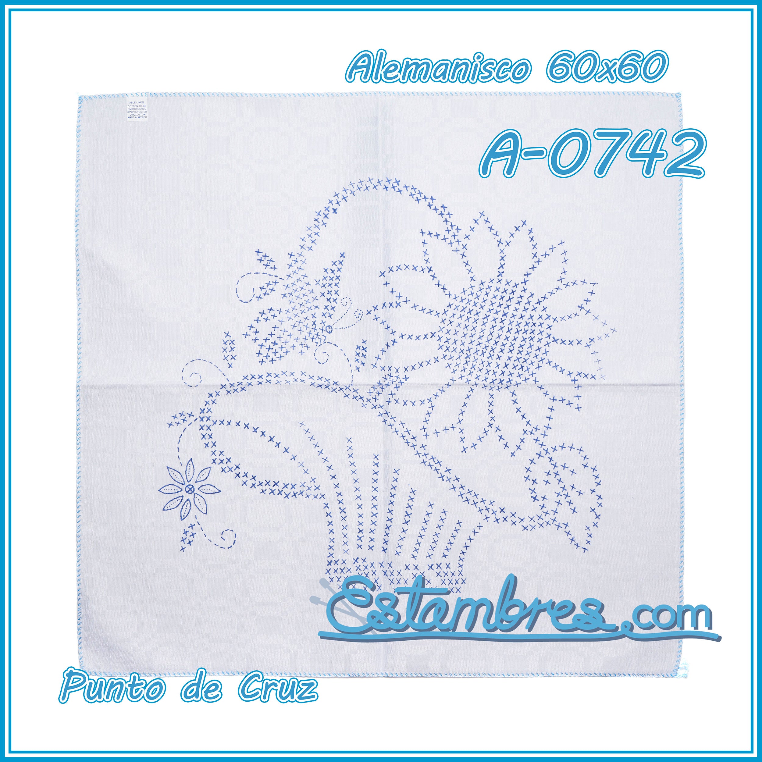 PUNTO de CRUZ - Alemanisco [60x60cm]