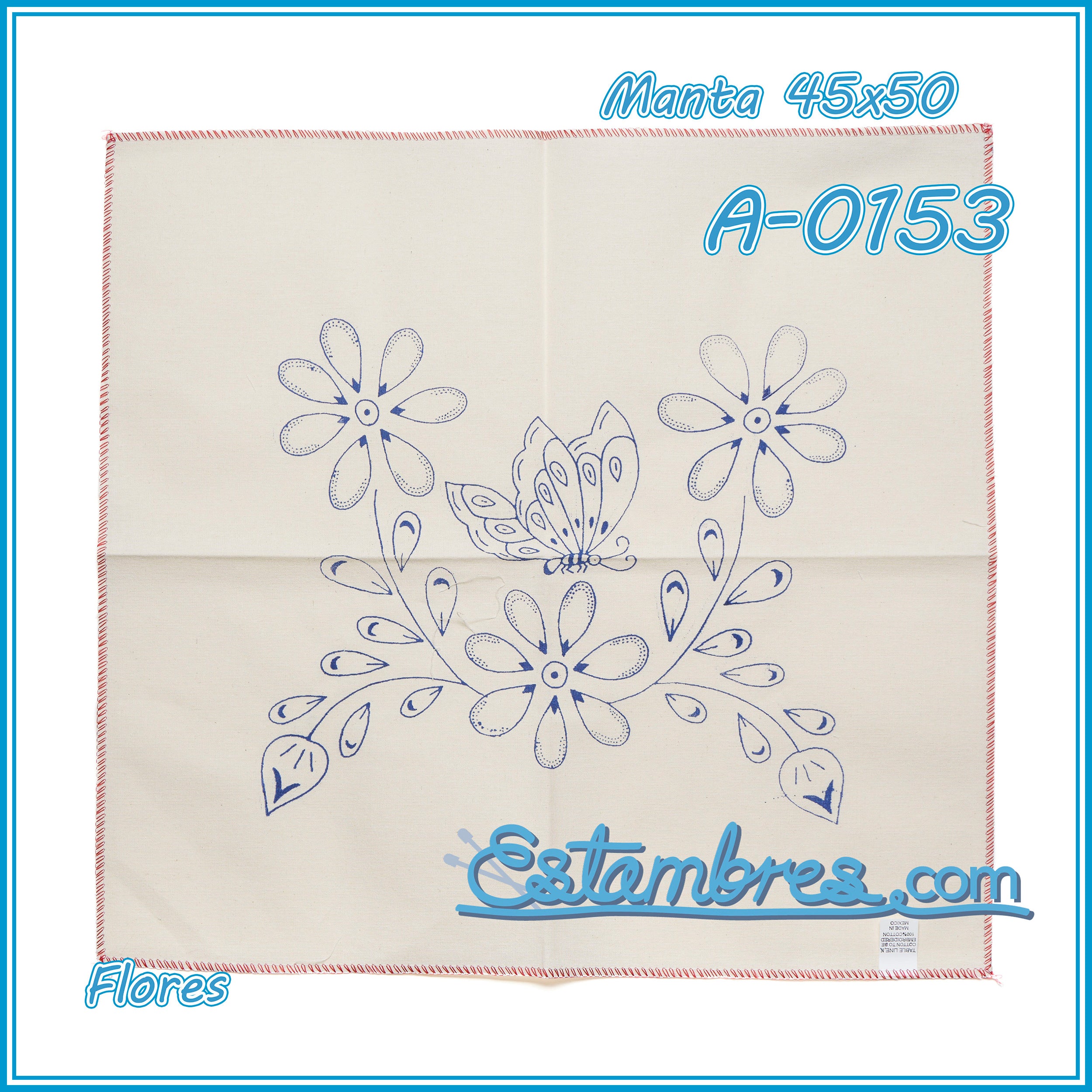 FLORES - Manta [45x50cm]