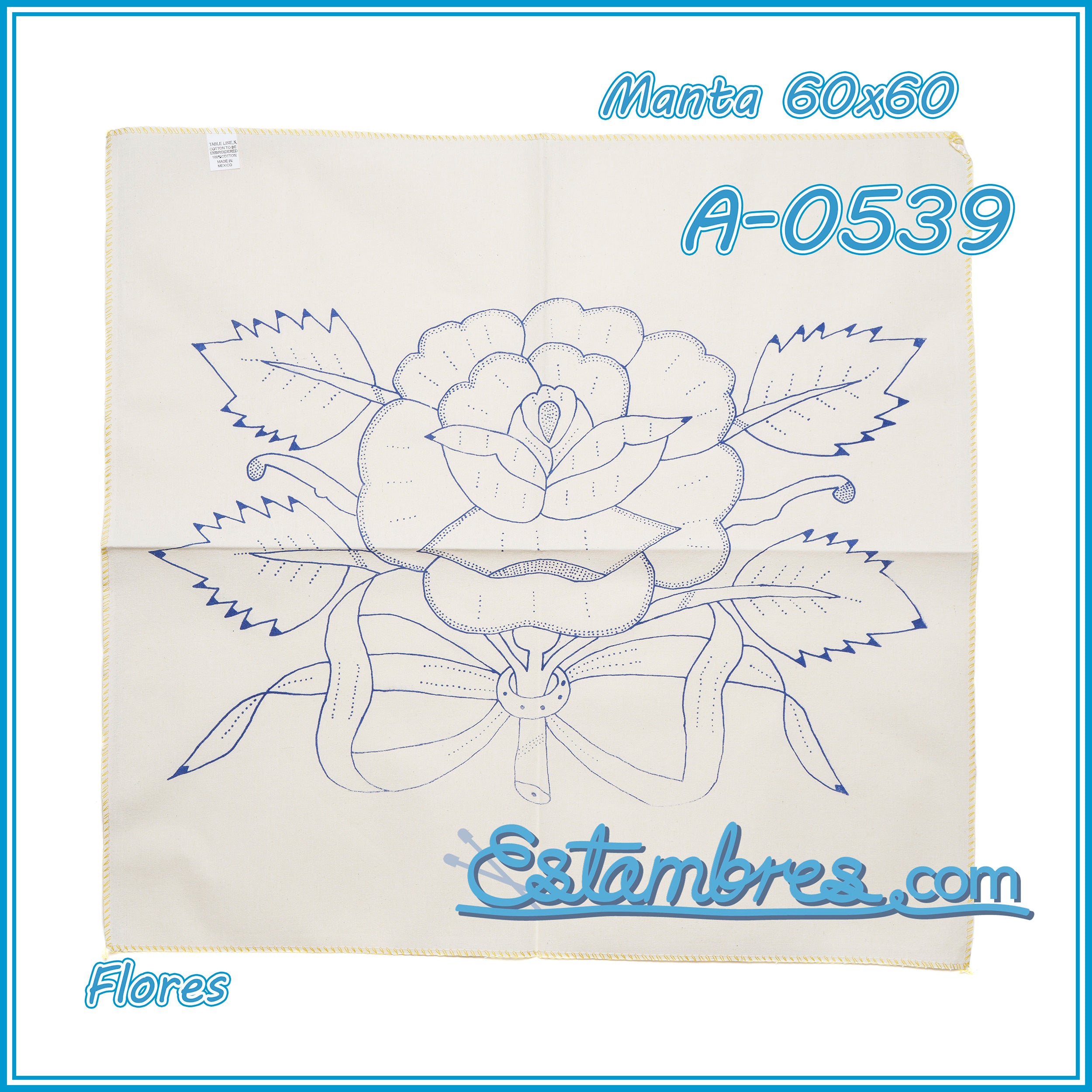 FLORES - Manta [60x60cm]