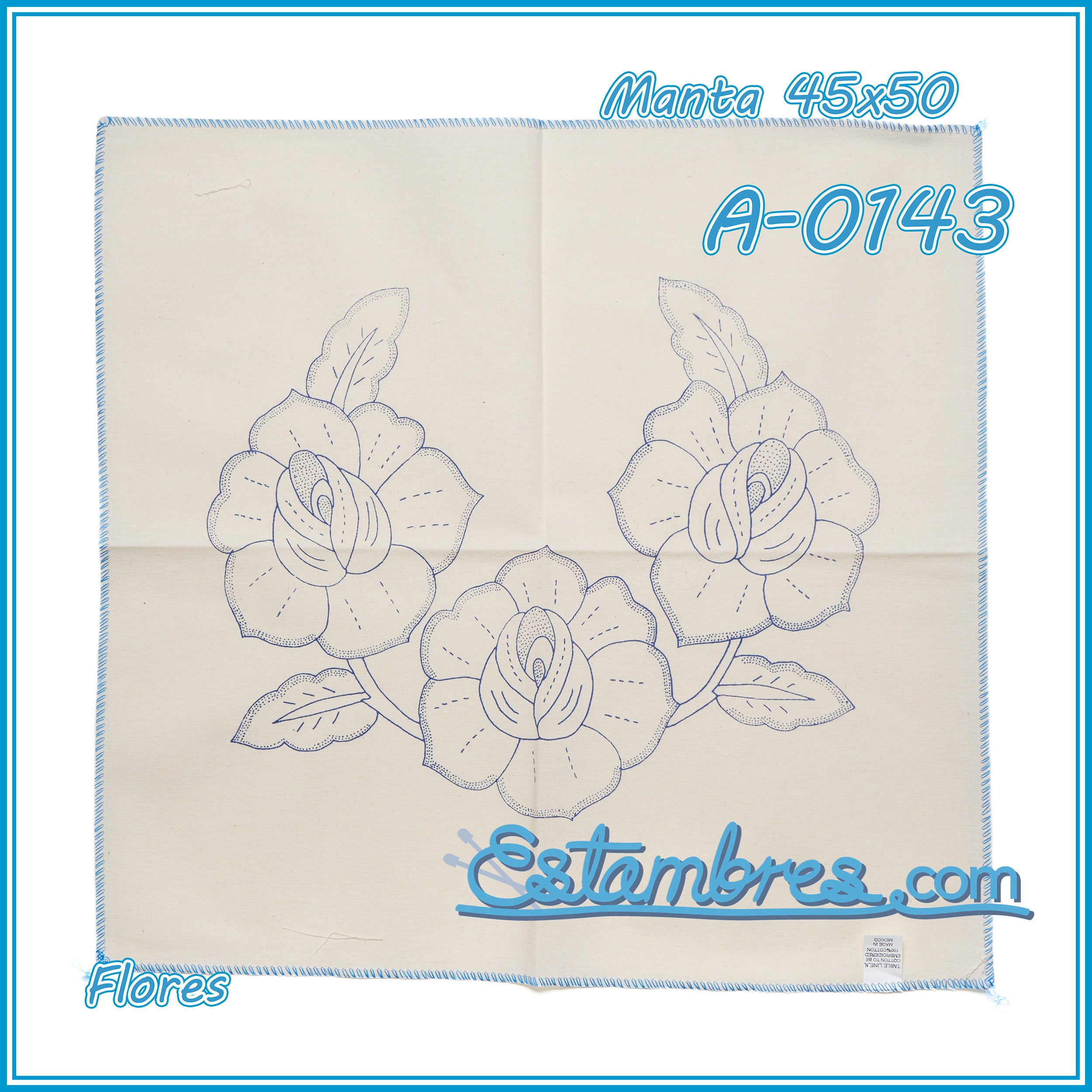 FLORES - Manta [45x50cm]