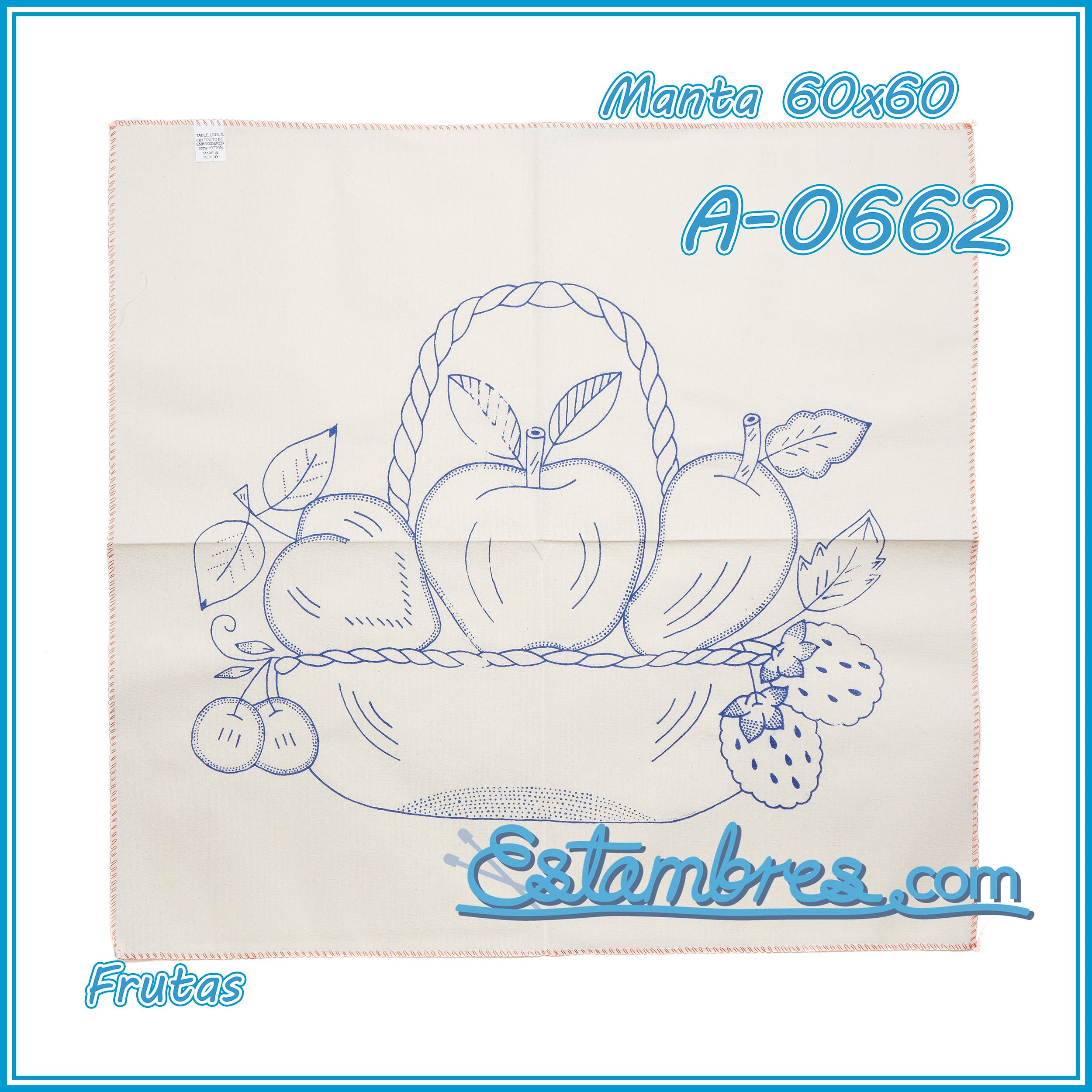 FRUTAS - Manta [60x60cm]