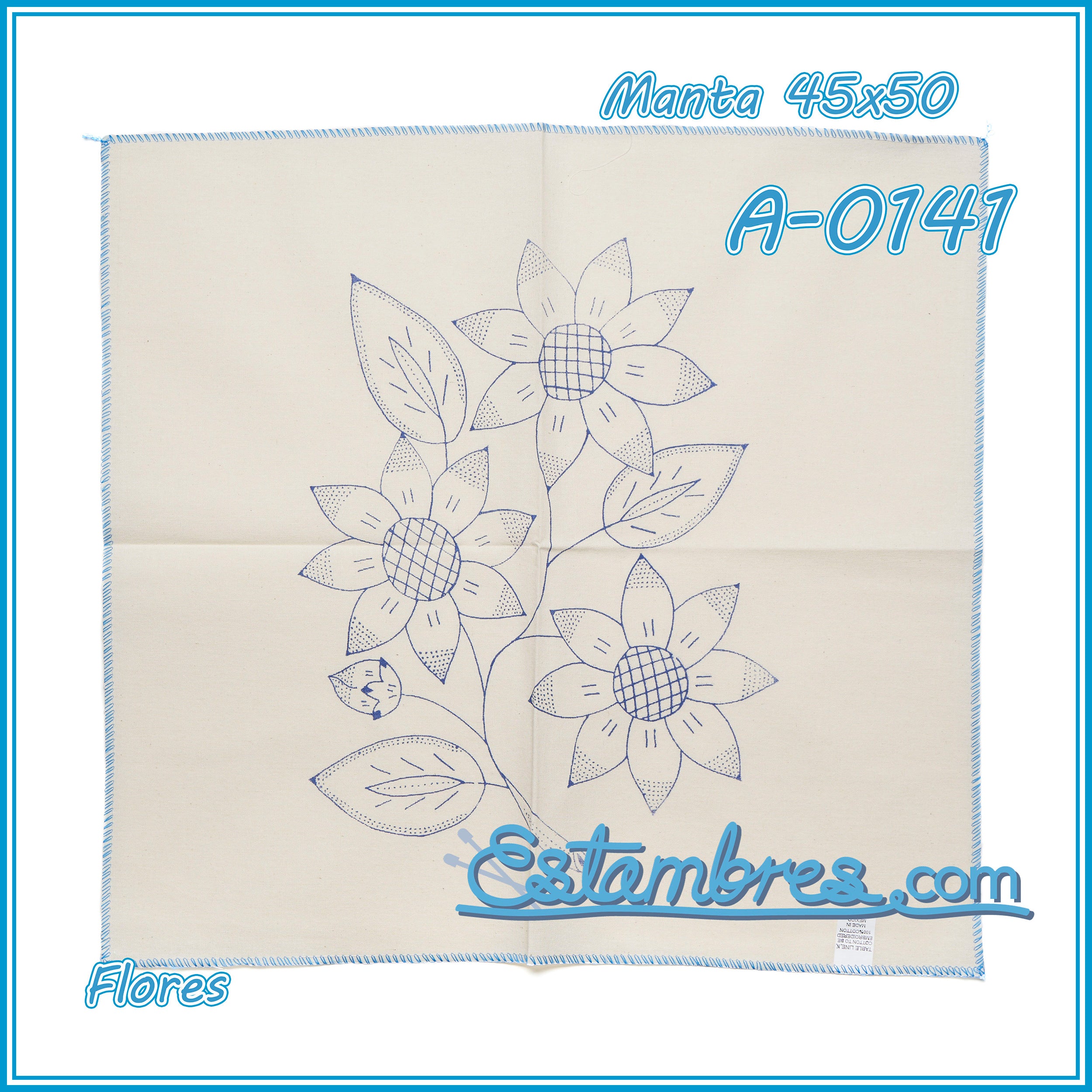 FLORES - Manta [45x50cm]