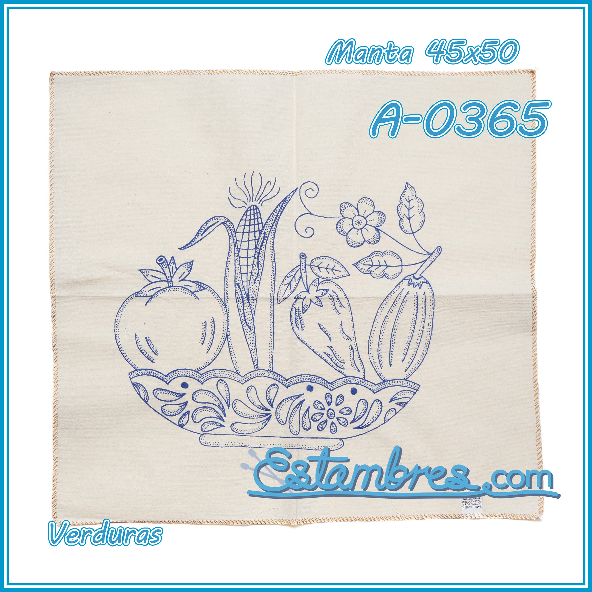 VERDURAS - Manta [45x50cm]